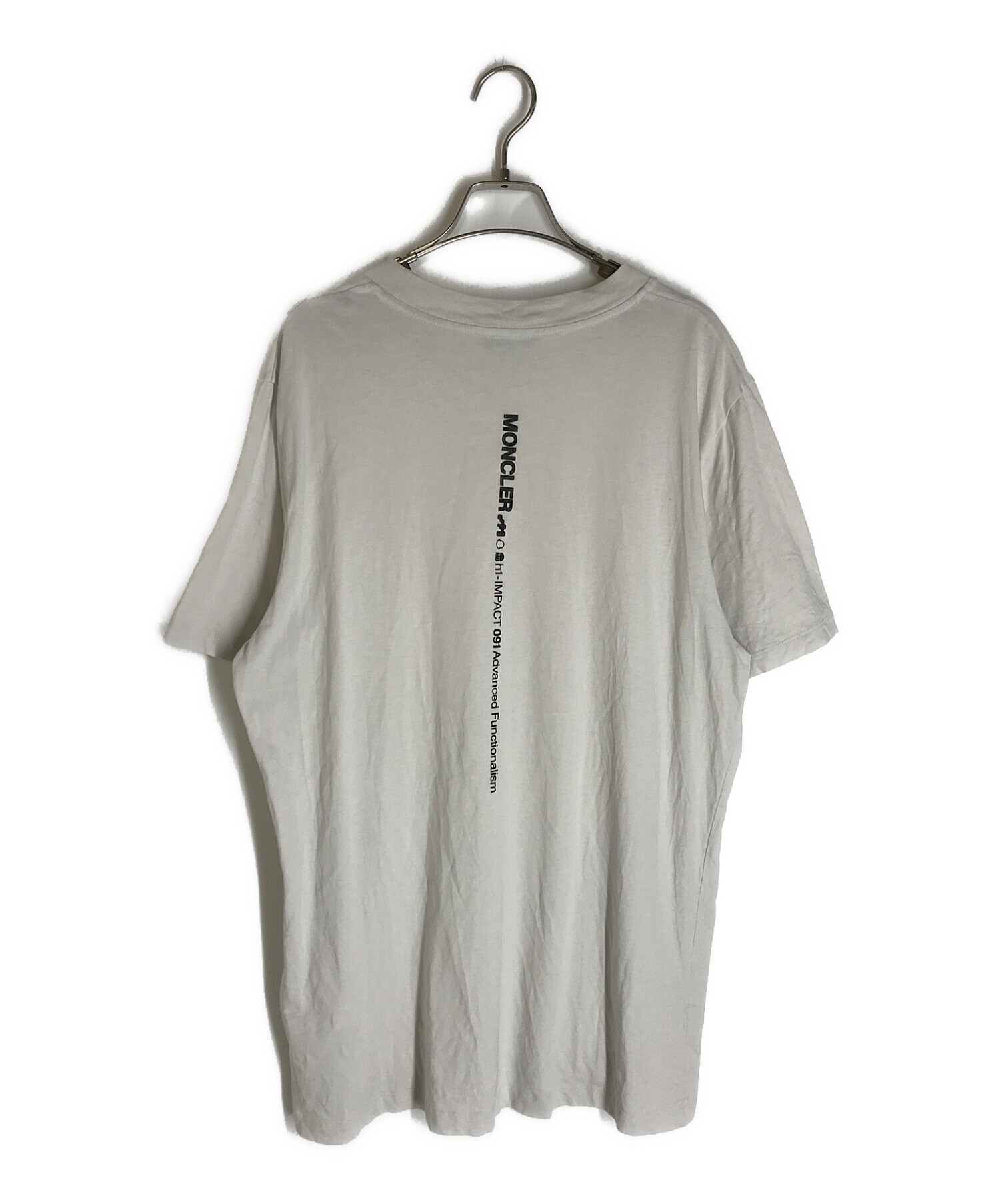 MONCLER (モンクレール) ワンポイントクルーネックTシャツ ライトグレー サイズ:S