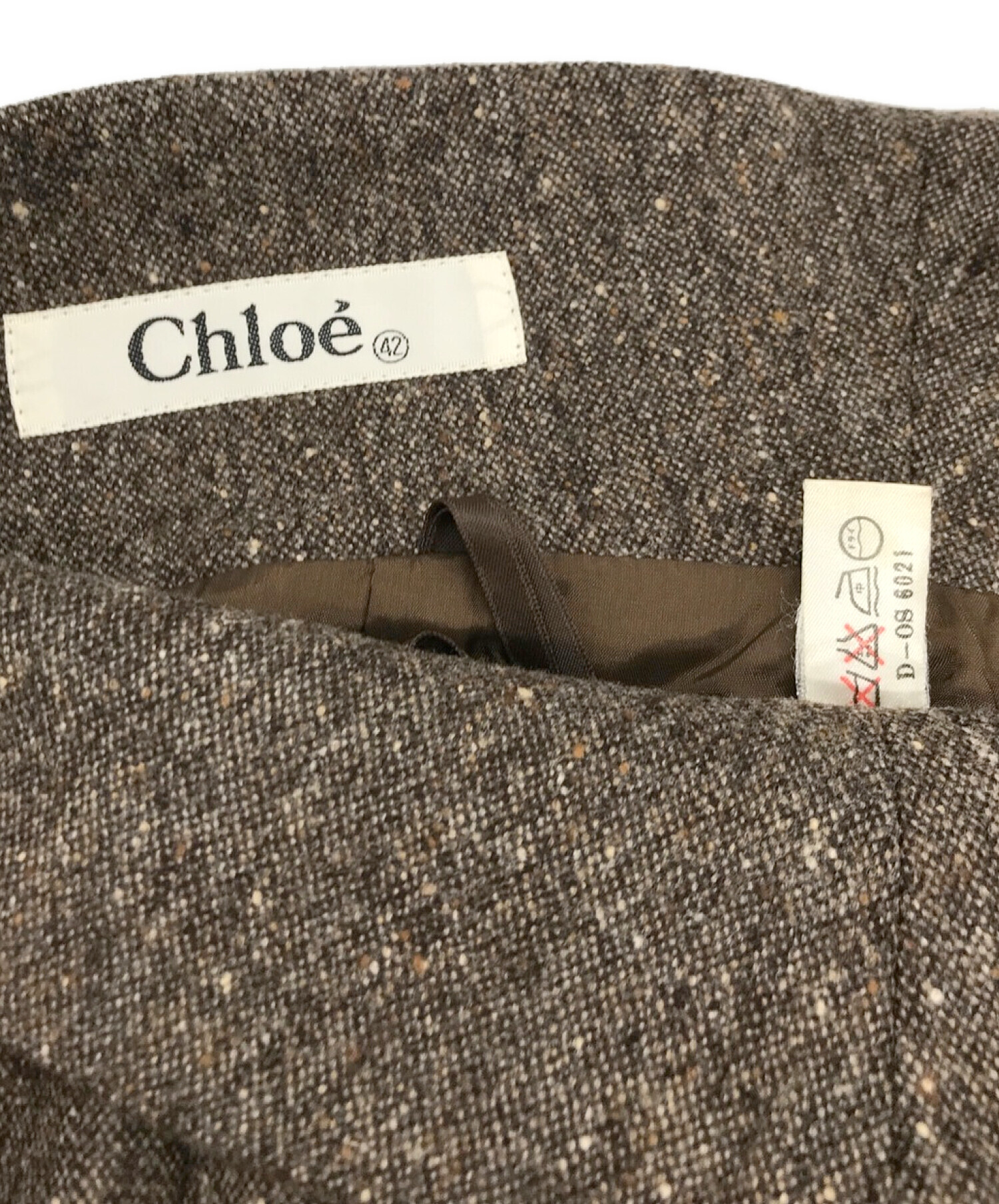 クロエ Chloe セットアップ 半袖ジャケット カーブーツ 古着 スーツ
