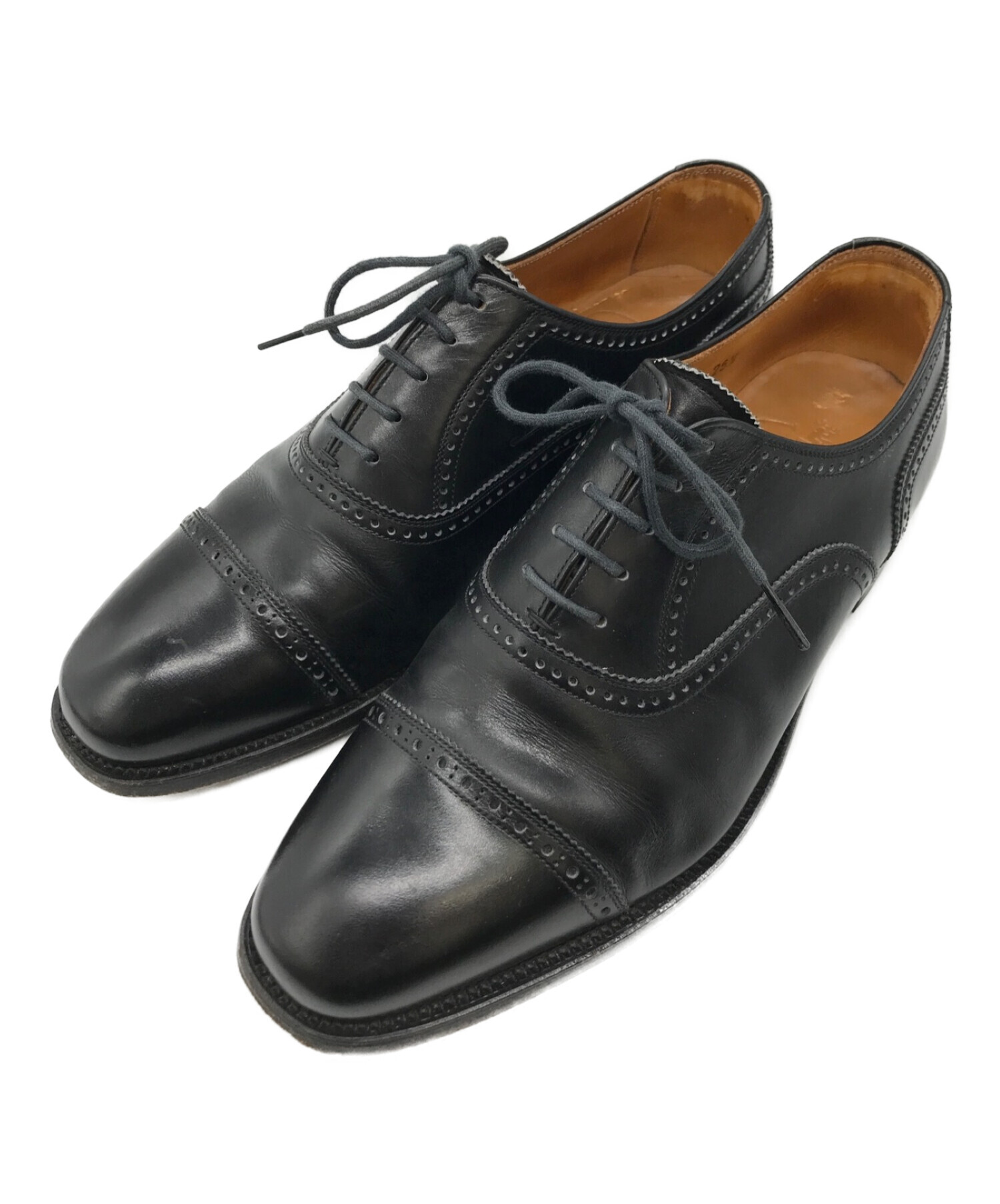 スコッチグレイン革靴　黒　25.5cmスコッチグレイン