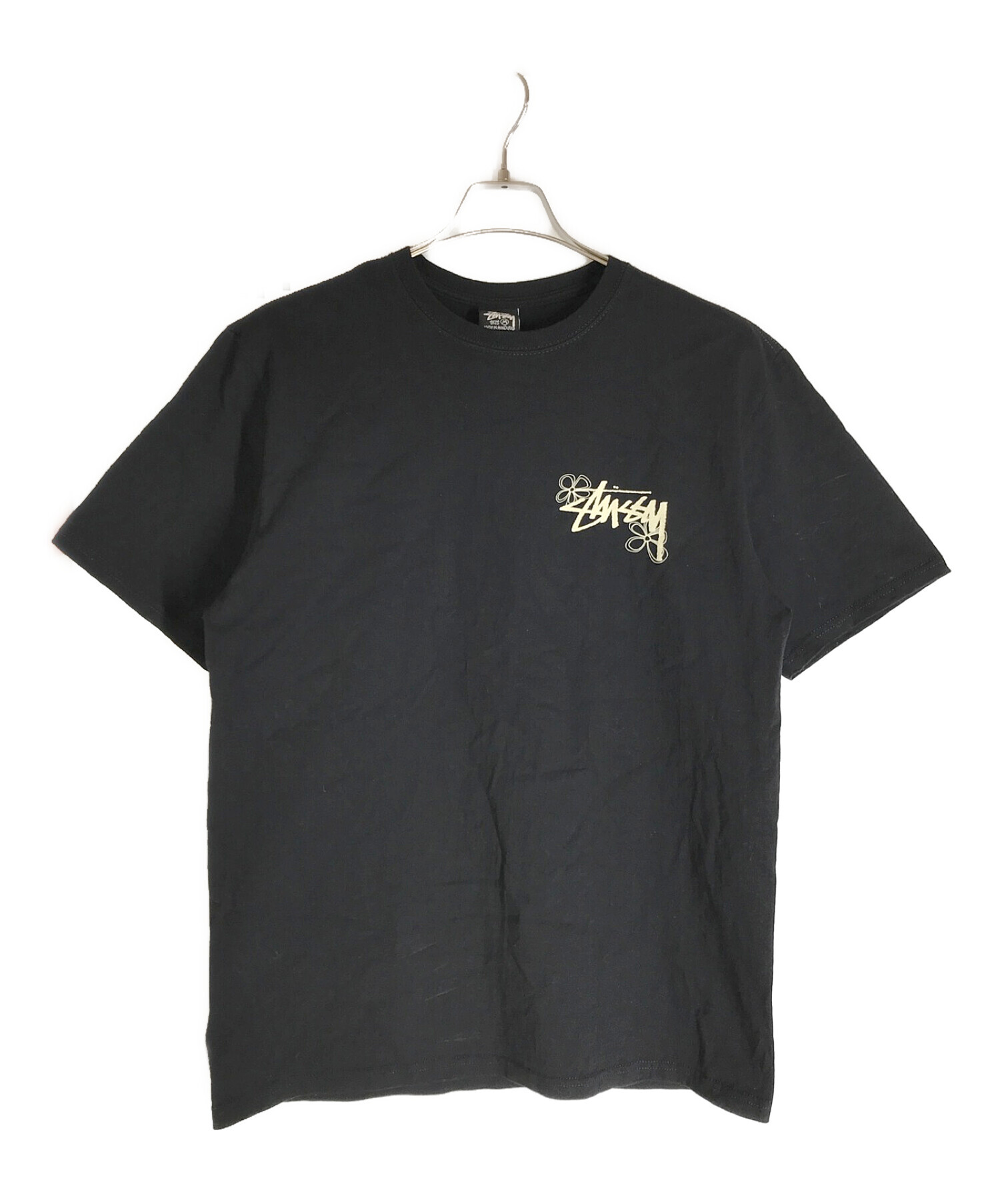 中古・古着通販】stussy (ステューシー) プリントTシャツ ブラック