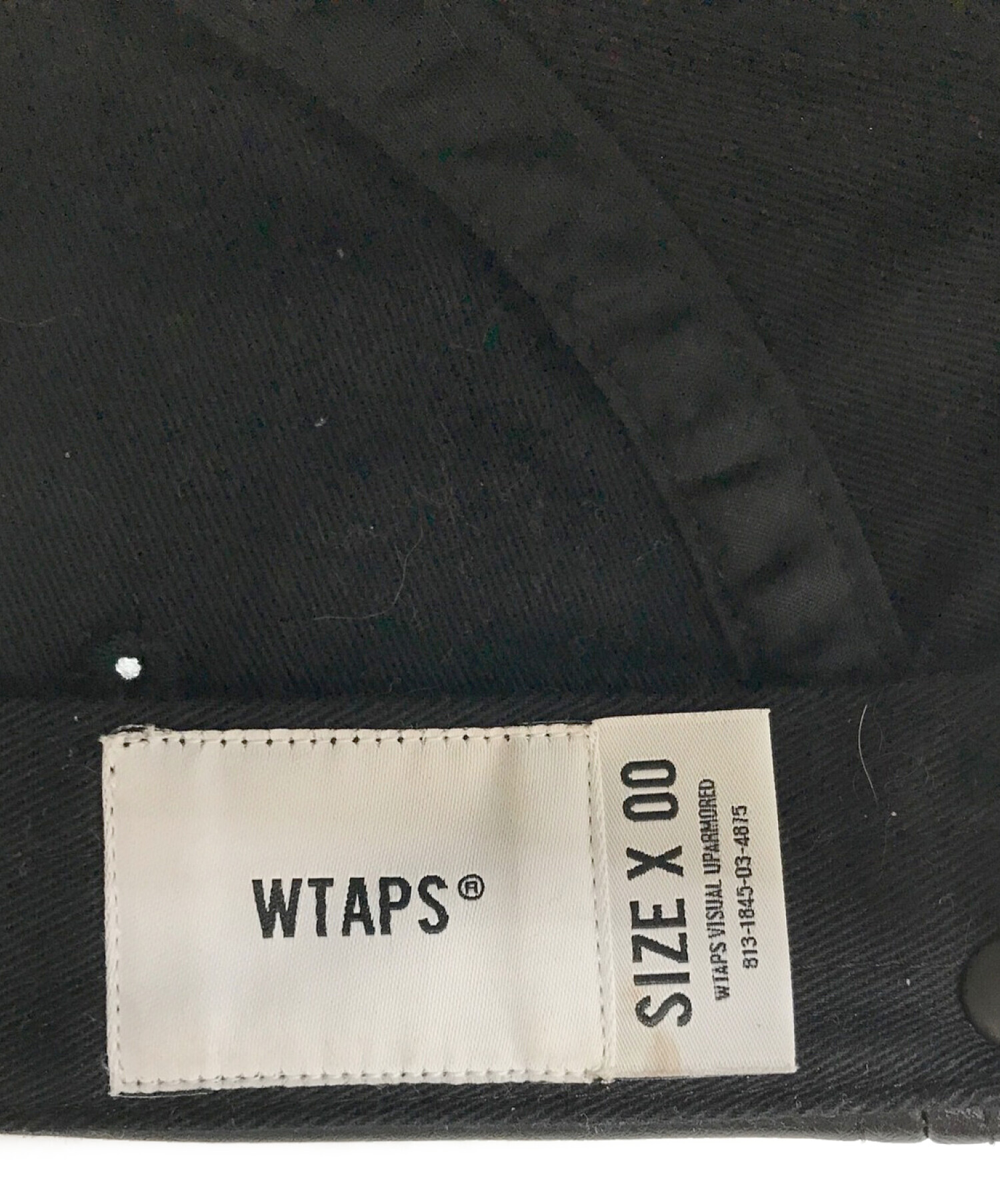 中古・古着通販】WTAPS (ダブルタップス) ロゴプリントレザーキャップ