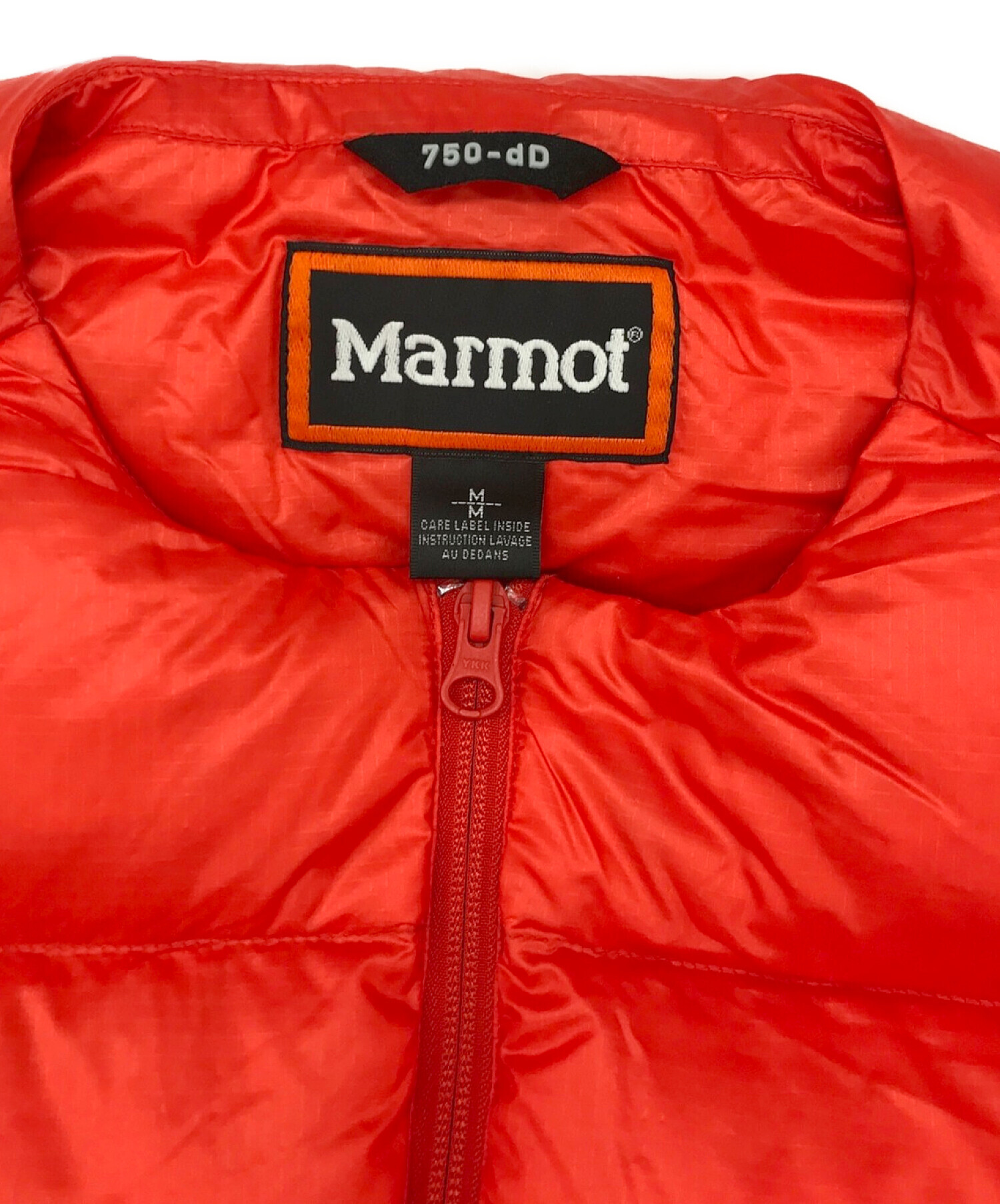 Marmot×Ray BEAMS (マーモット×レイ ビームス) 別注ダウンベスト オレンジ サイズ:M