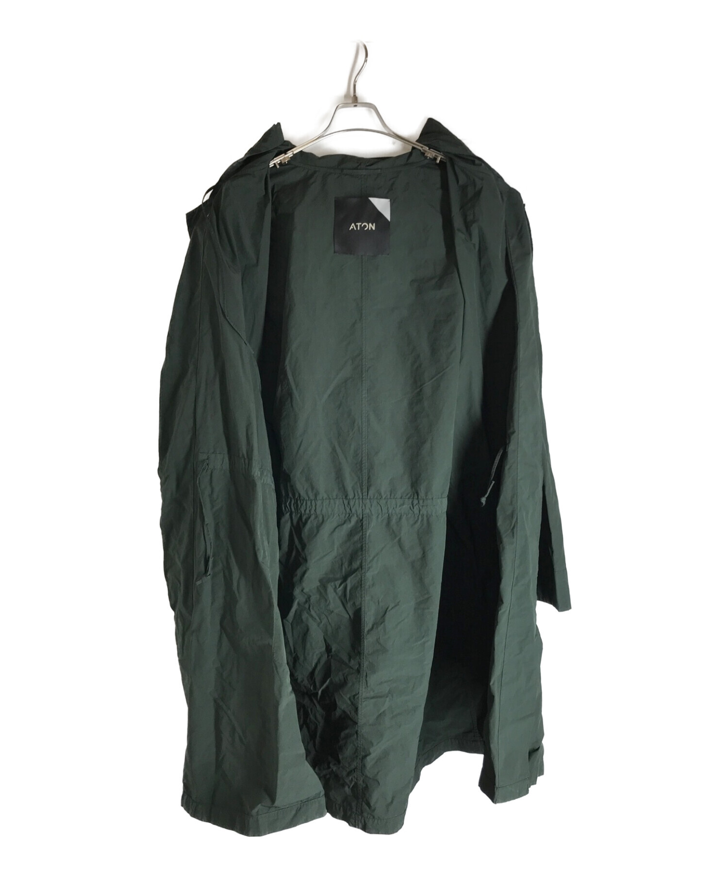 ATON (エイトン) NATURAL DYE AIR VENTILE UNISEX グリーン サイズ:6