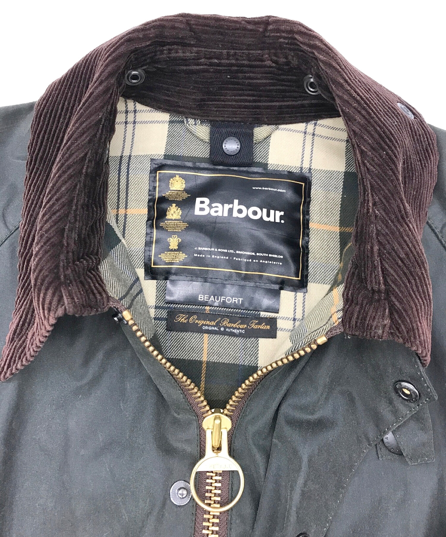 Barbour (バブアー) オイルドジャケット カーキ サイズ:38