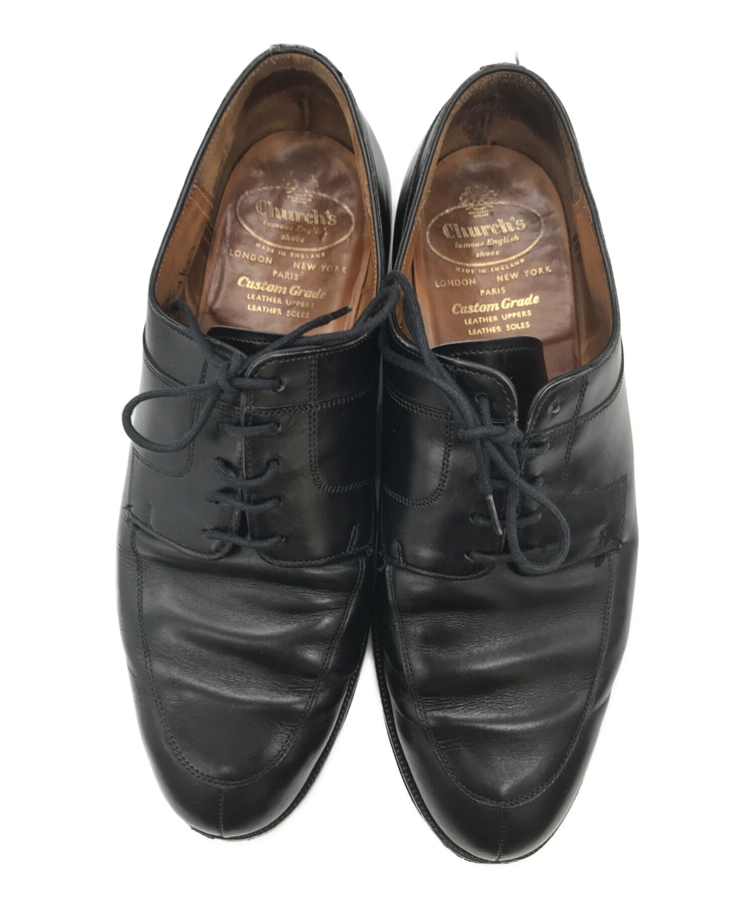 CHURCH'S (チャーチ) U-Tip Derby Shoes ブラック サイズ:60 F