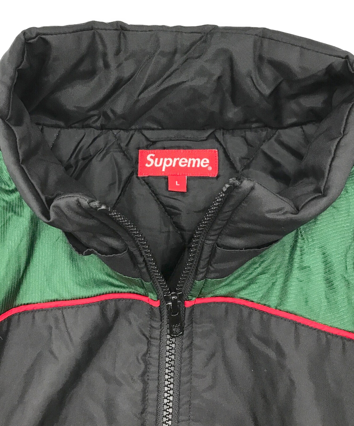 シュプリームSupreme Sports Piping Puffy Jacket - ナイロンジャケット