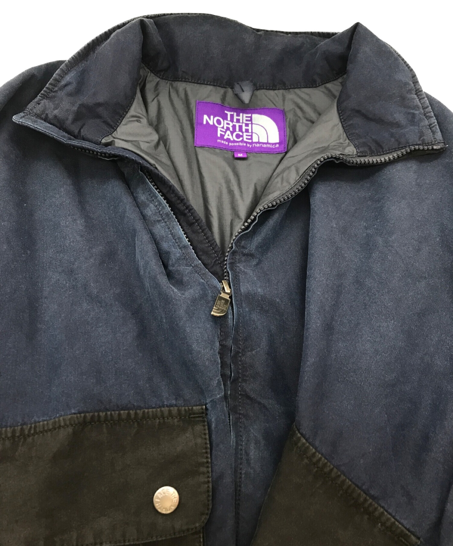 中古・古着通販】THE NORTHFACE PURPLELABEL (ザ・ノースフェイス パープルレーベル) Indigo Stroll Field Jacket  インディゴ×ブラック サイズ:M｜ブランド・古着通販 トレファク公式【TREFAC FASHION】スマホサイト