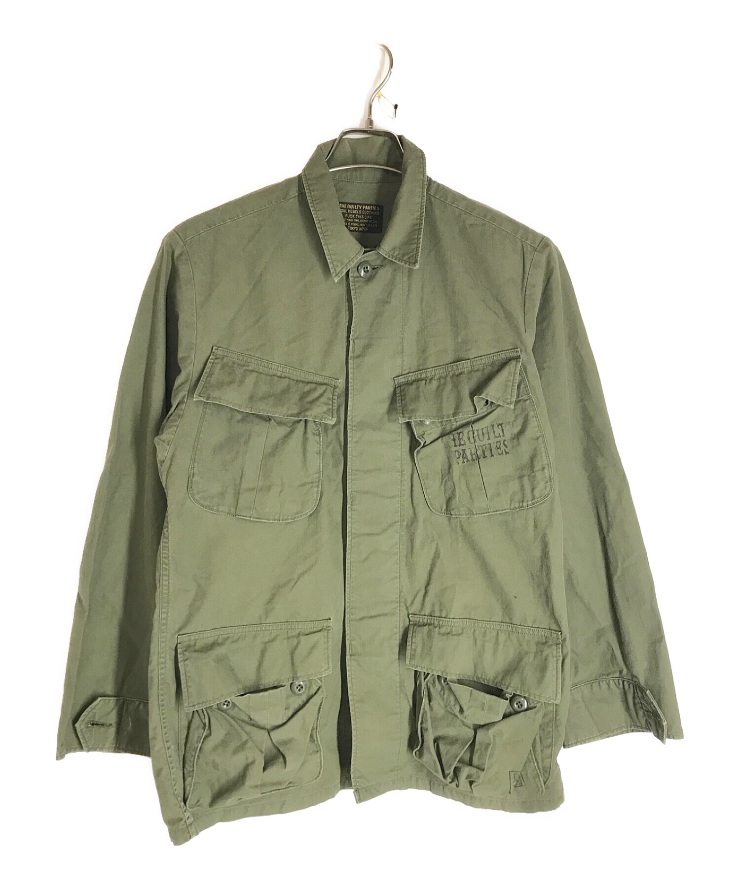 中古・古着通販】WACKO MARIA (ワコマリア) FATIGUE JACKET カーキ サイズ:S｜ブランド・古着通販  トレファク公式【TREFAC FASHION】スマホサイト