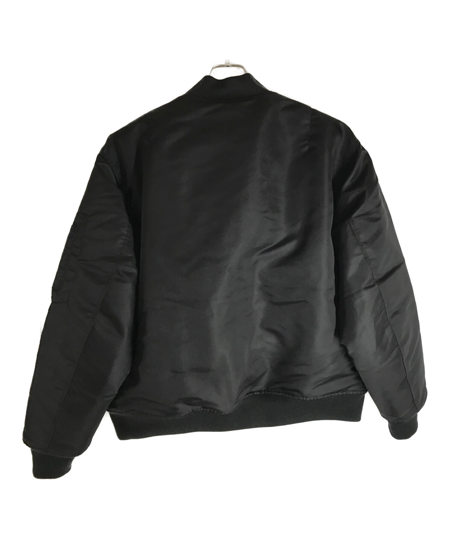 VANS (ヴァンズ) マルチポケットビッグMA-1ジャケット ブラック サイズ:L
