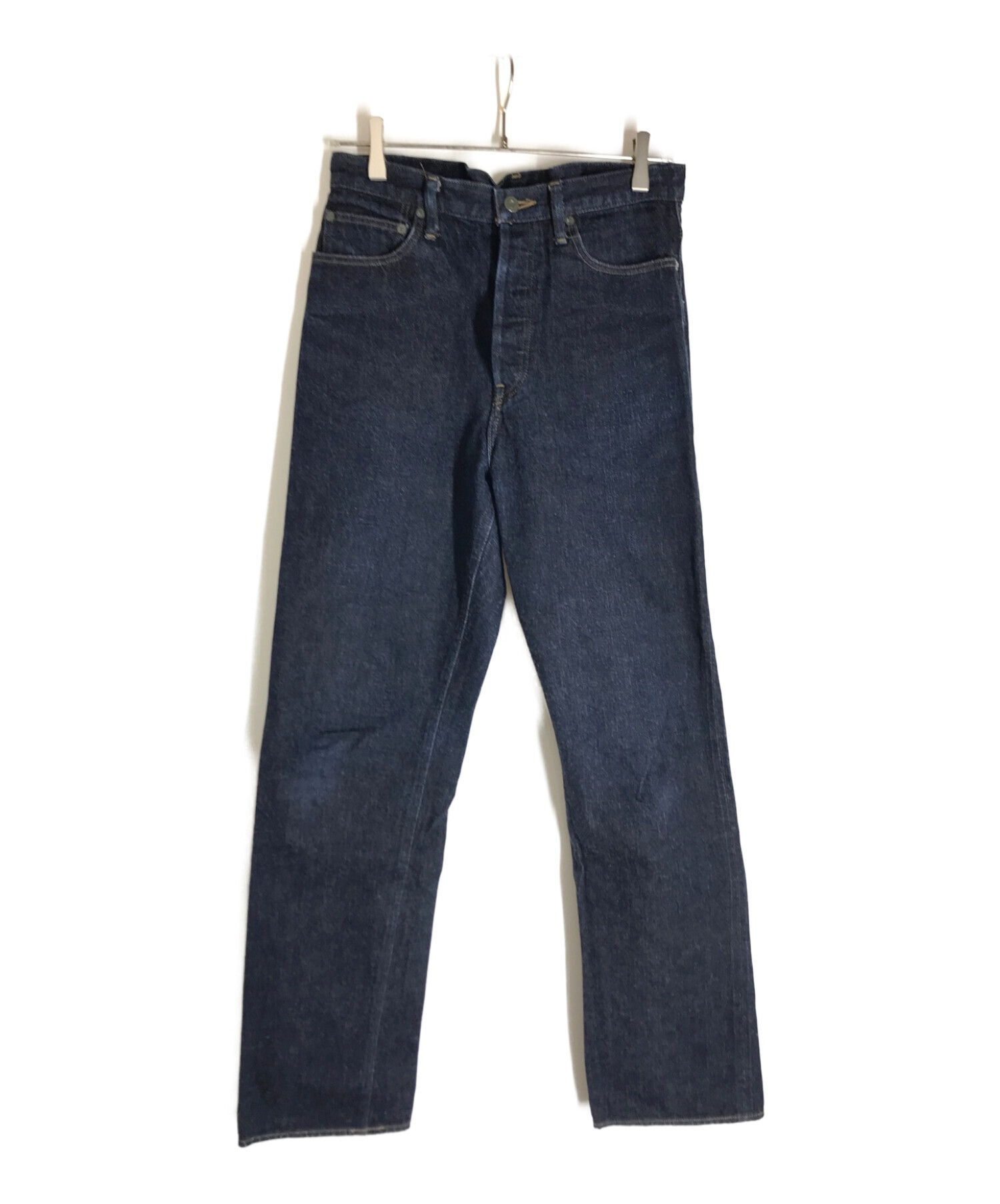 即決 [W30]ほぼ新品 Nigel Cabourn 13AW 5 POCKET JEAN シンチバック 尾錠 赤耳 デニム ナイジェルケーボン  8060050035 パンツ□1 - メンズファッション