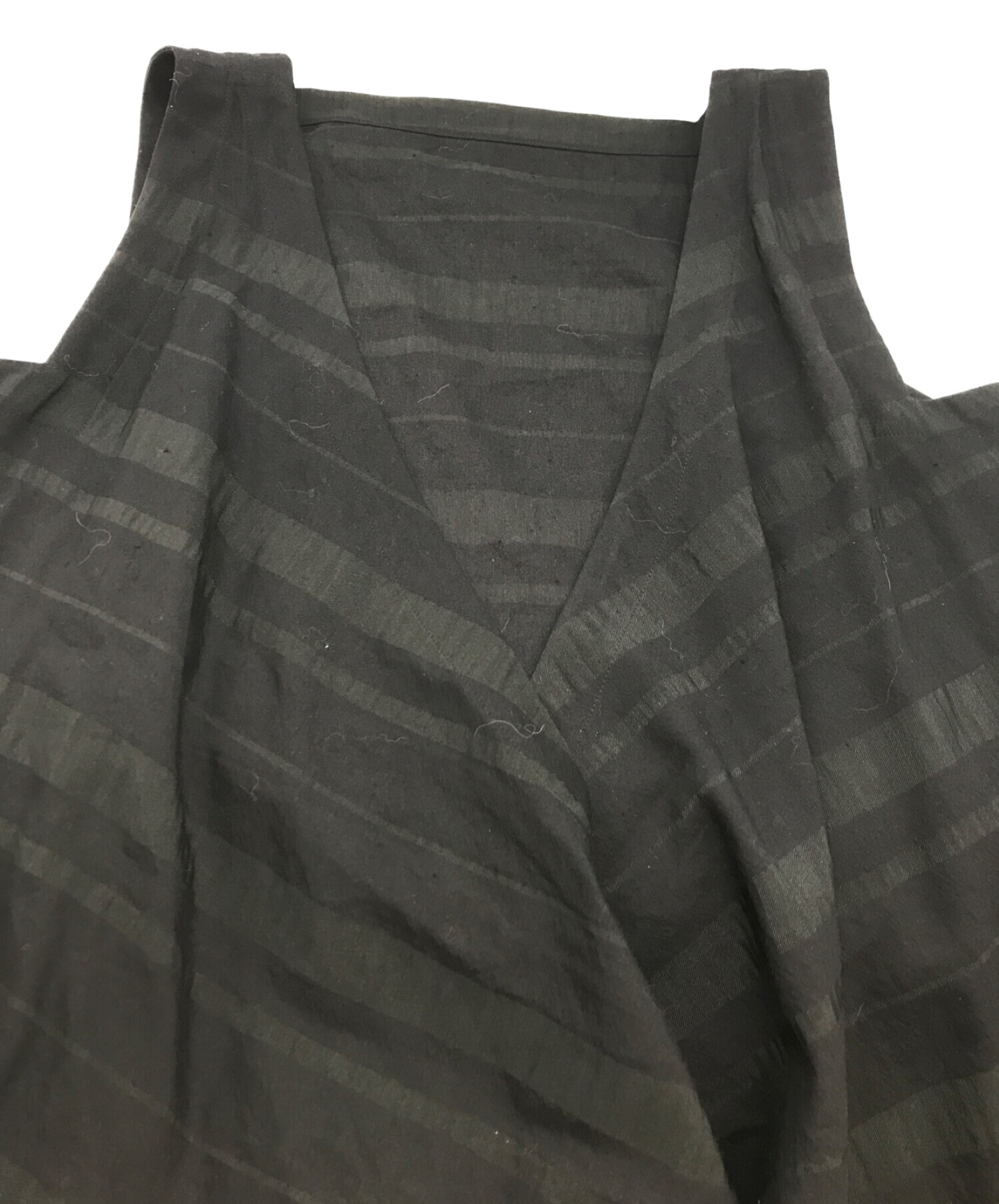 超美品】 ISSEY MIYAKE イッセイミヤケ ノースリーブ リネンシャツ