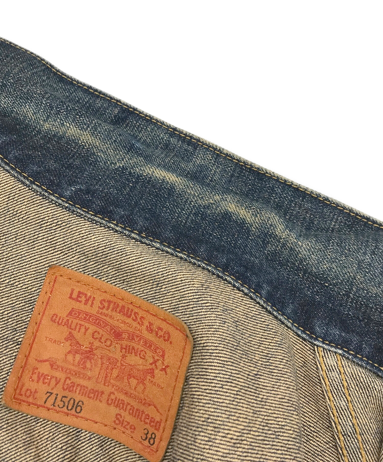 LEVI'S (リーバイス) 1st 大戦モデル復刻デニムジャケット インディゴ サイズ:38