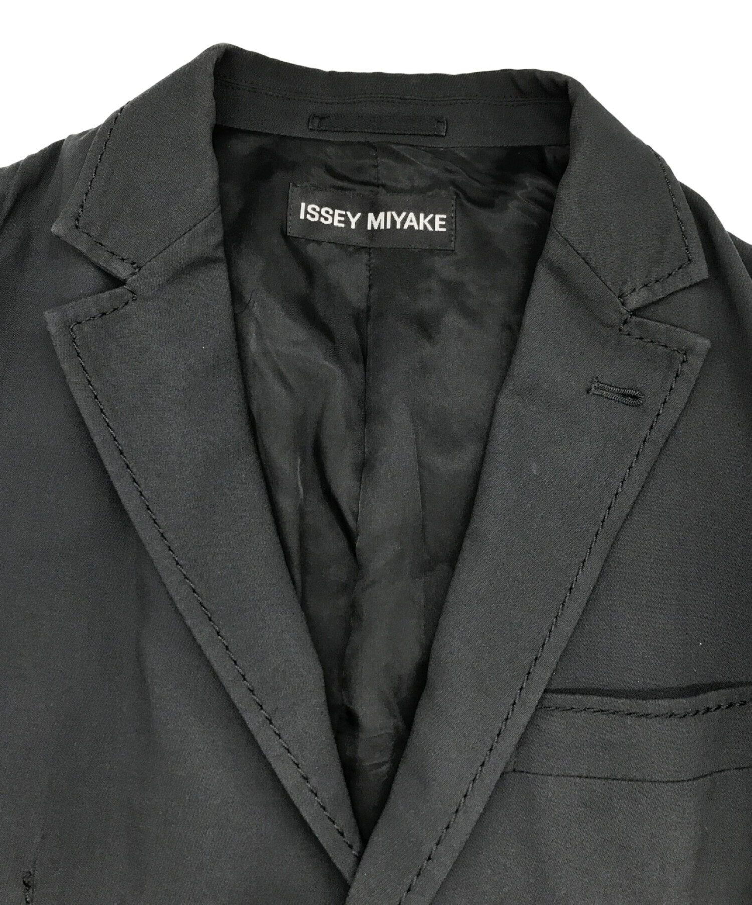 中古・古着通販】ISSEY MIYAKE (イッセイミヤケ) ウェーブステッチ