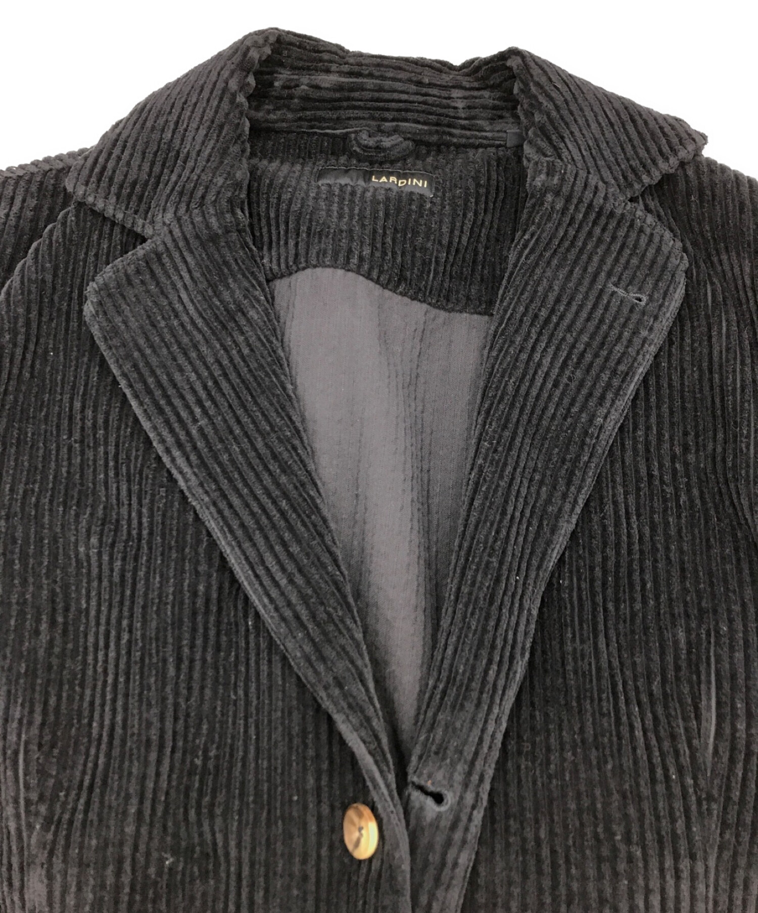 LARDINI (ラルディーニ) コーデュロイテーラードジャケット ネイビー サイズ:XL
