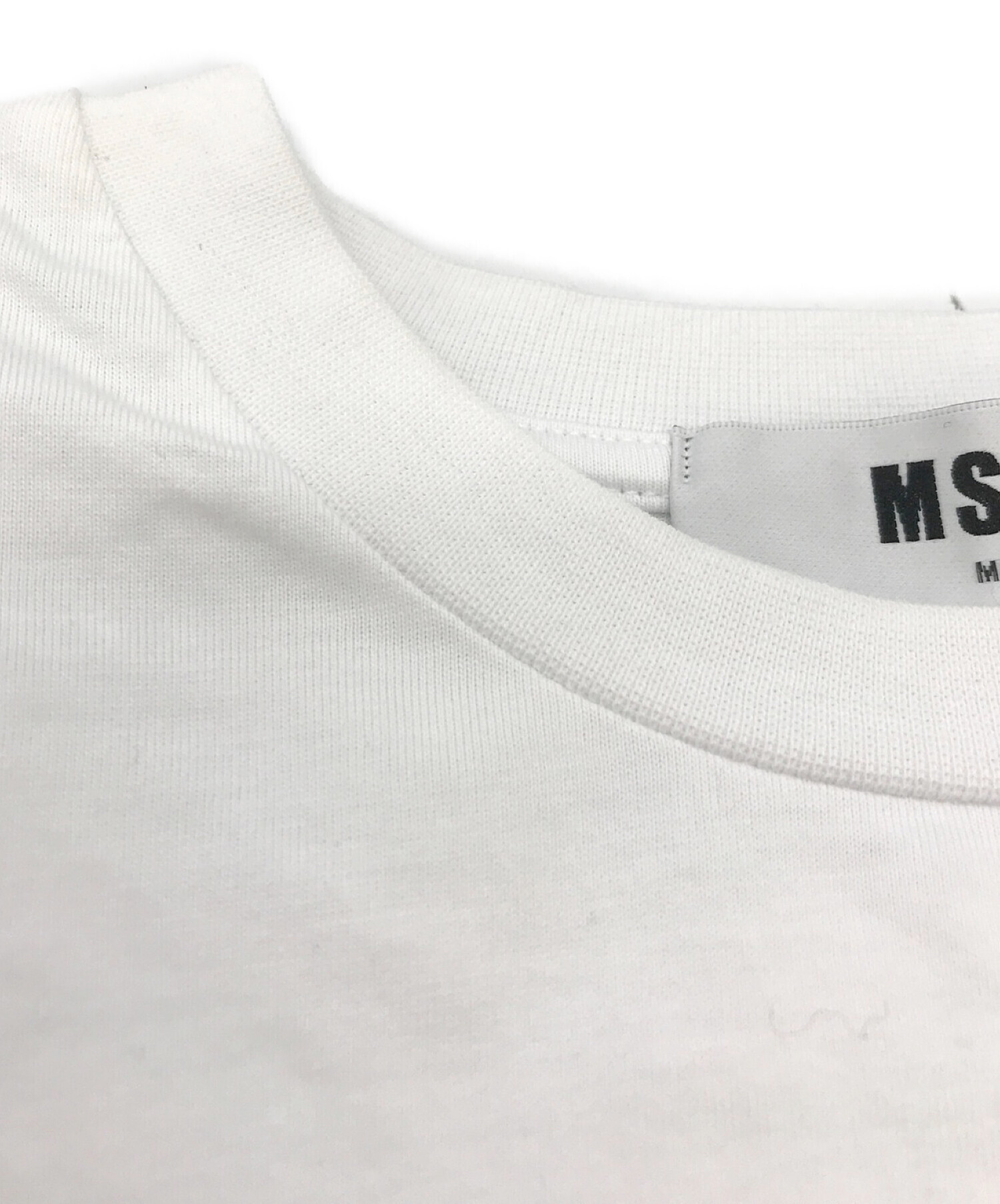 中古・古着通販】MSGM (エムエスジーエム) フリルカットソーワンピース