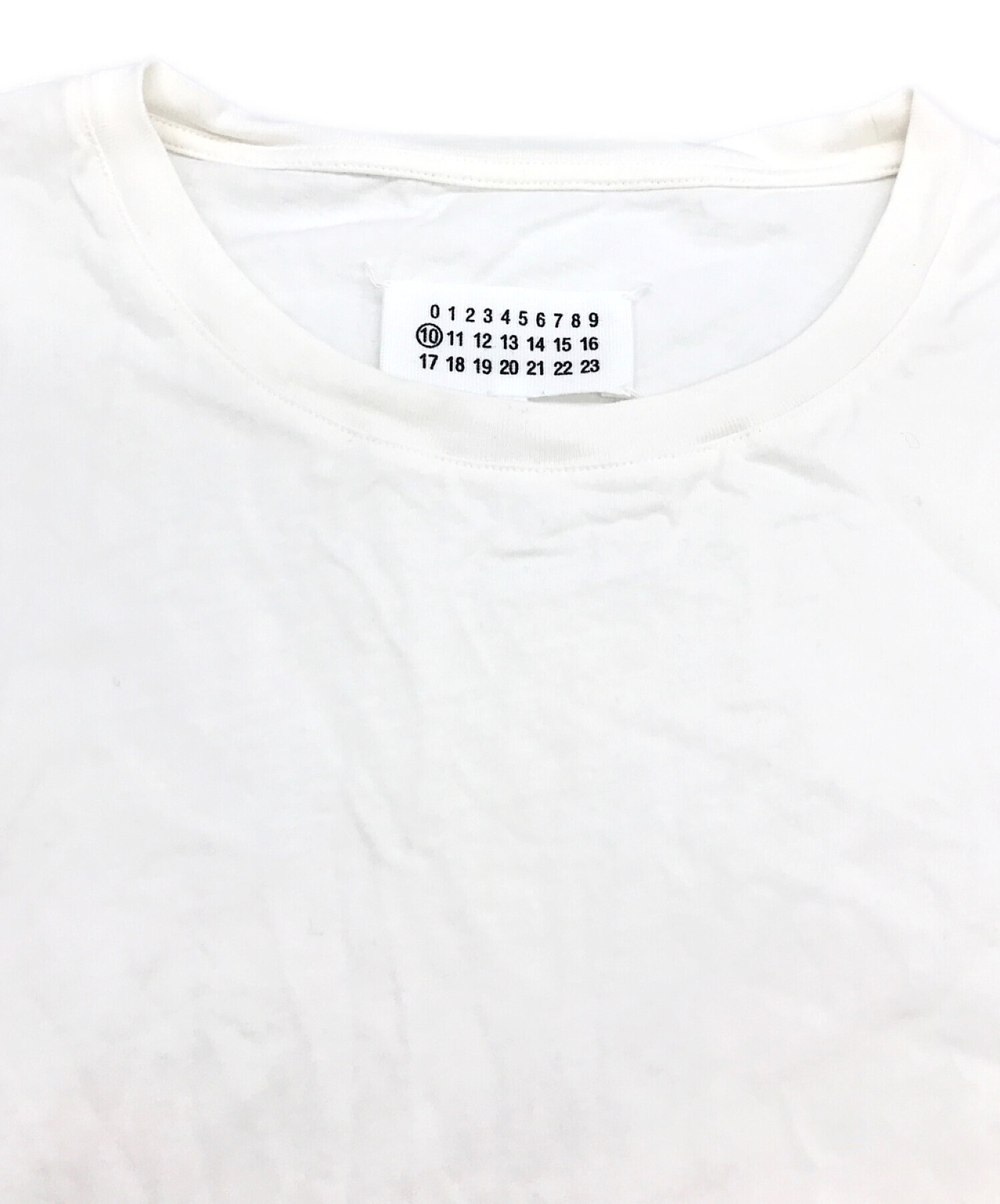 Maison Margiela (メゾンマルジェラ) 19SS パックT ホワイト サイズ:XL