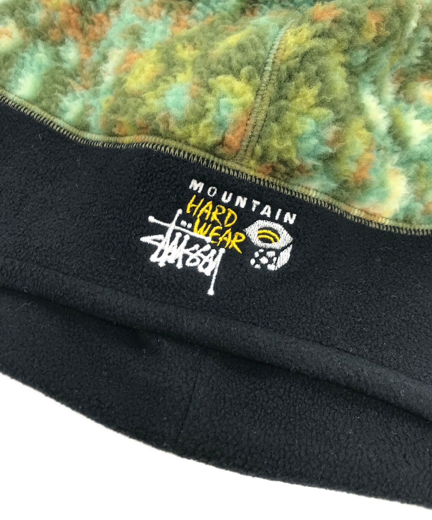 割引クーポン stussy mountainhardwear コラボフリースキャップ ニット