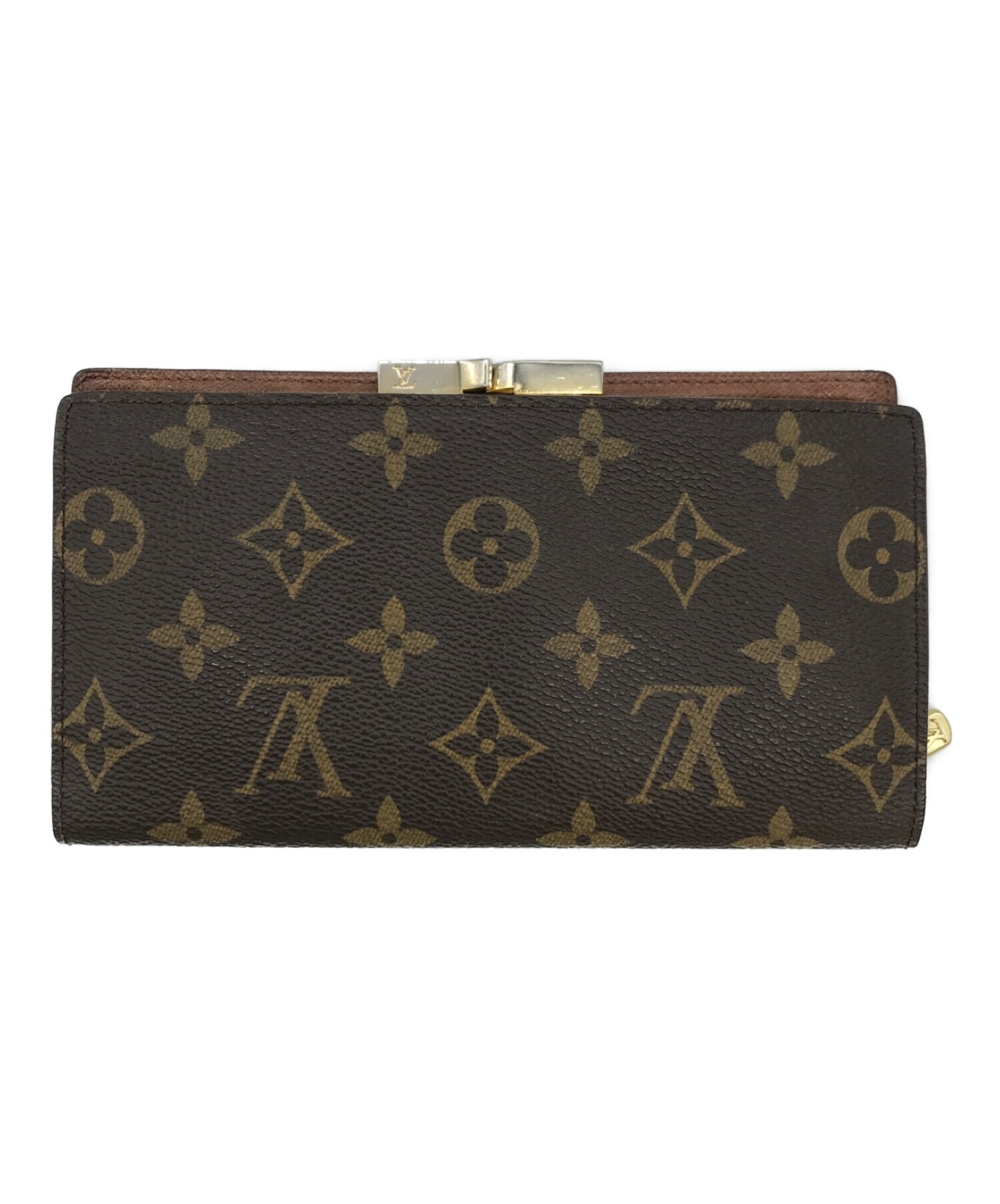 中古・古着通販】LOUIS VUITTON (ルイ ヴィトン) がま口長財布 コンチネンタルクラッチ モノグラム T61217  ブラウン｜ブランド・古着通販 トレファク公式【TREFAC FASHION】スマホサイト