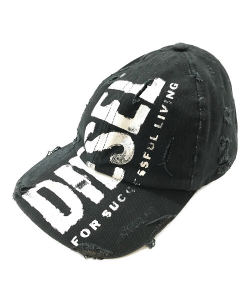 中古・古着通販】DIESEL (ディーゼル) ダメージ加工ロゴキャップ