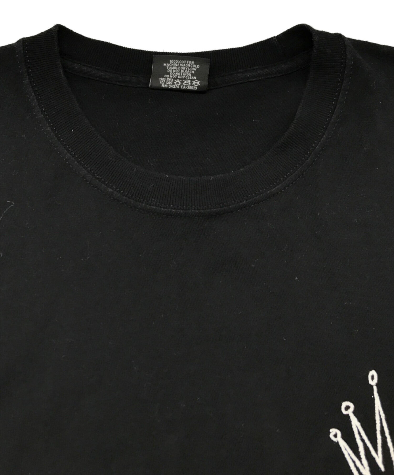 stussy (ステューシー) プリントTシャツ ブラック サイズ:XL