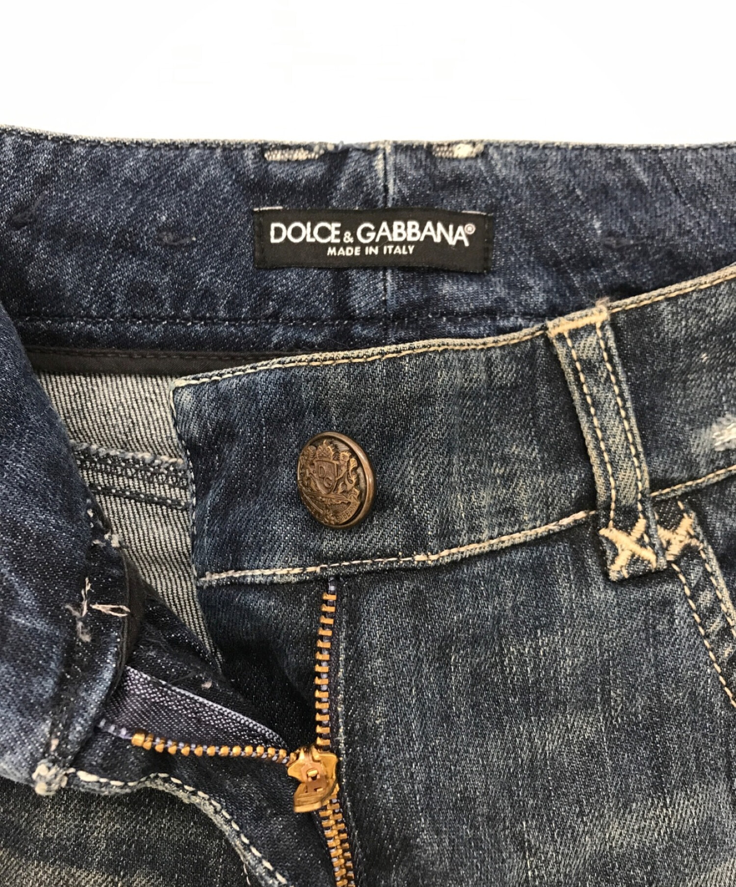 中古・古着通販】DOLCE & GABBANA (ドルチェ＆ガッバーナ) 裾ボタン