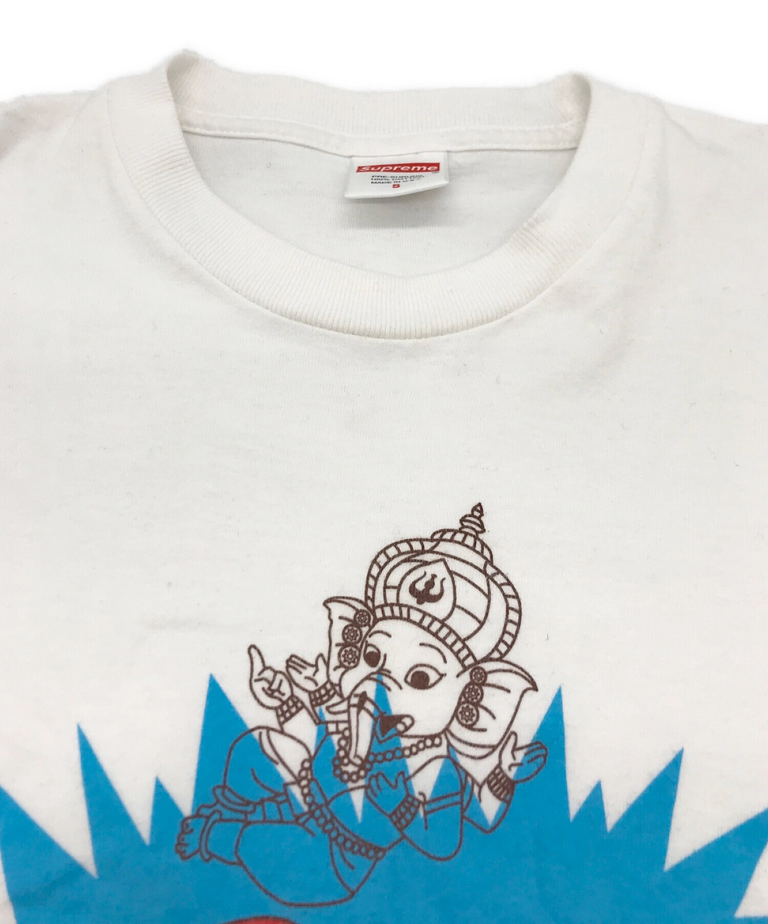 超特価安いsupreme Ganesha Tee Sサイズ Tシャツ/カットソー(半袖/袖なし)