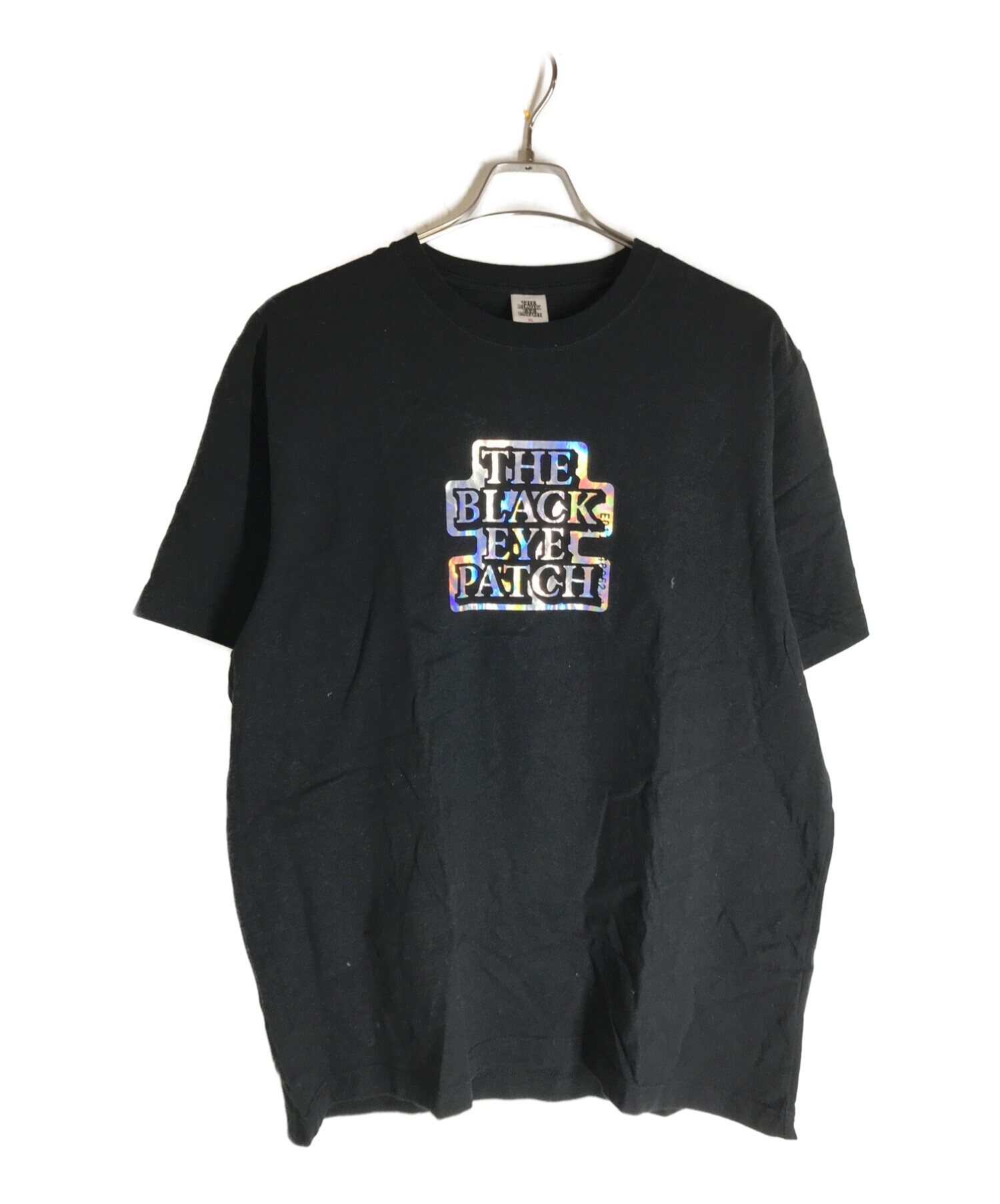 THE BLACK EYE PATCH (ブラックアイパッチ) OG LABEL HOLOGRAM TEE ブラック サイズ:XL