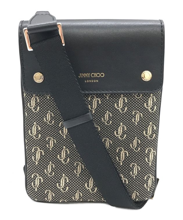 中古・古着通販】JIMMY CHOO (ジミーチュウ) ショルダーバッグ ブラック×ベージュ｜ブランド・古着通販 トレファク公式【TREFAC  FASHION】スマホサイト