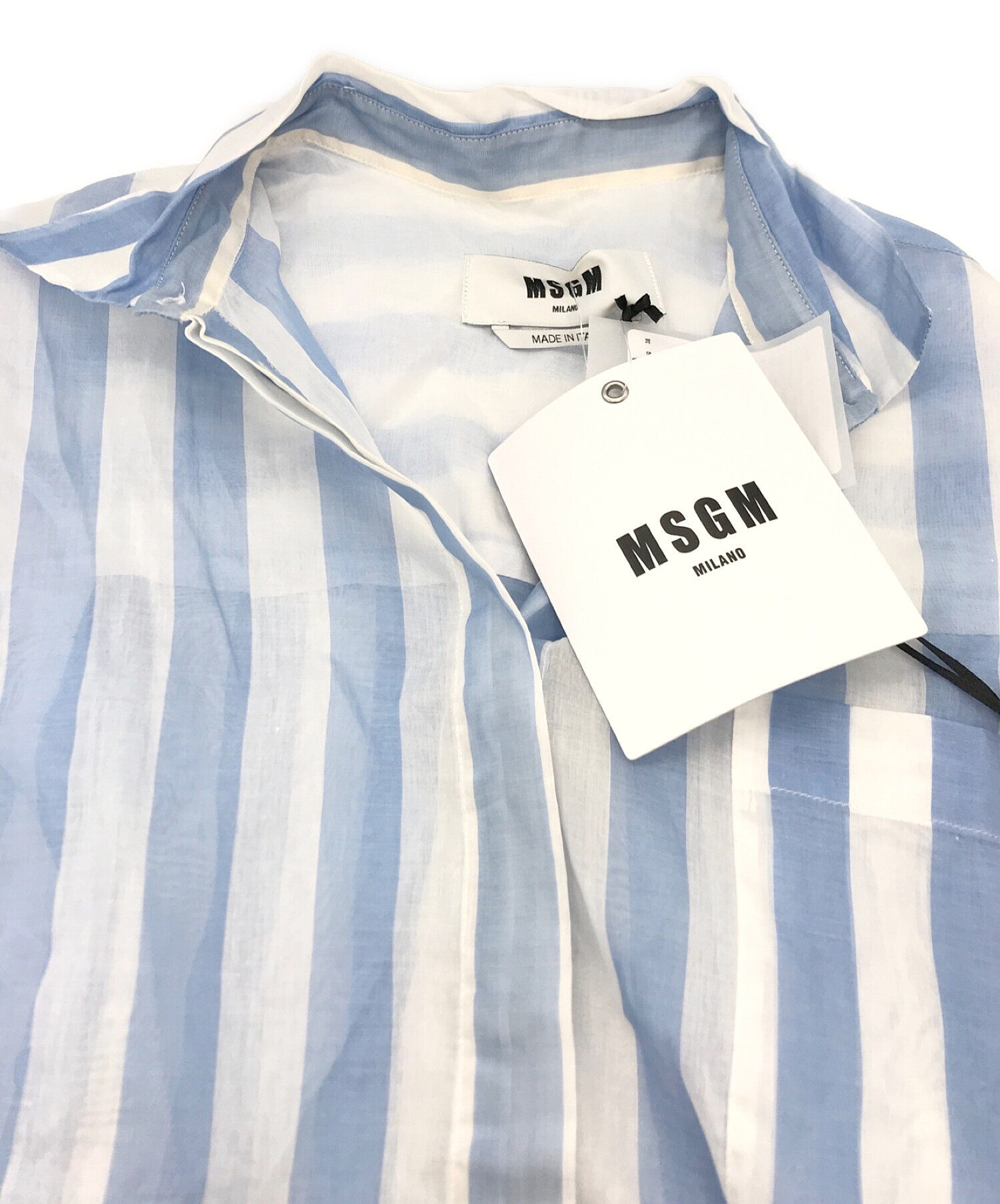 中古・古着通販】MSGM (エムエスジーエム) ビッグシアーストライプ