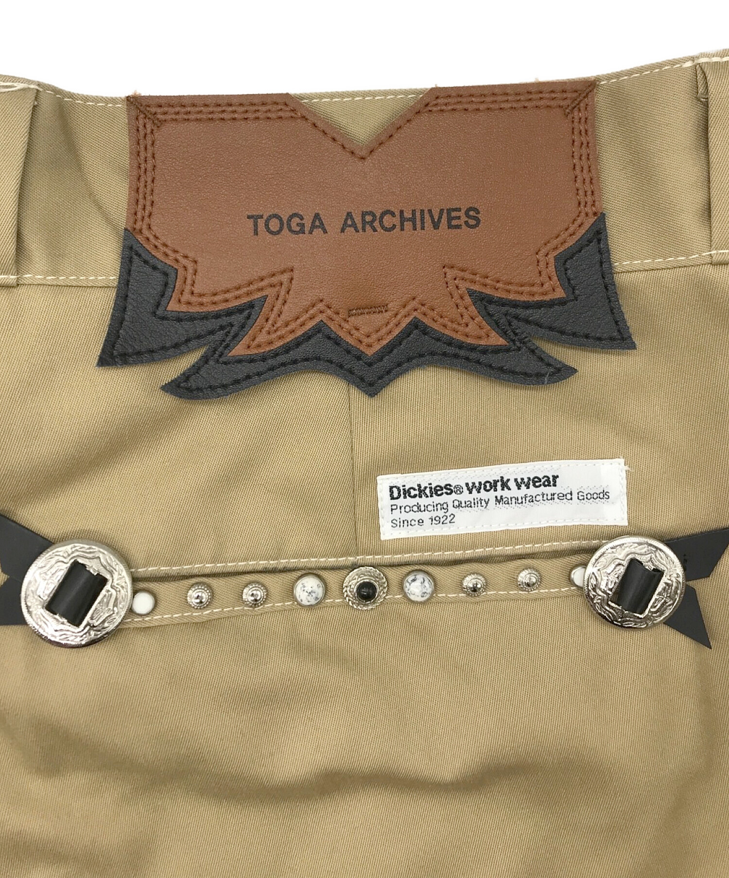 中古・古着通販】TOGA ARCHIVES (トーガアーカイブス) Dickies (ディッキーズ) FLARE PANTS ベージュ  サイズ:48｜ブランド・古着通販 トレファク公式【TREFAC FASHION】スマホサイト