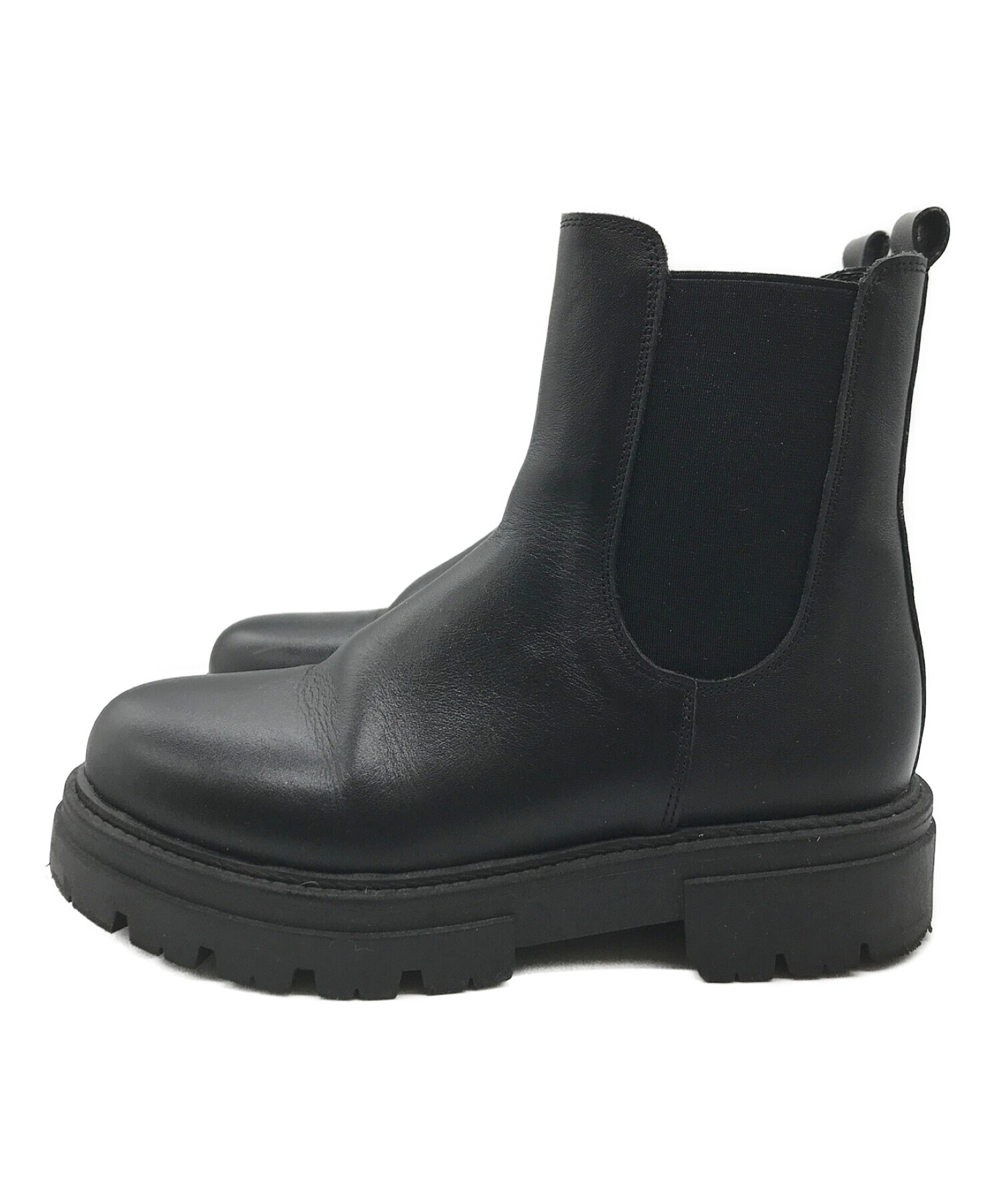 【大人気在庫】新品　REMME レメ　サイドゴア　ブーツ　ブラック　EU 38 24cm 靴