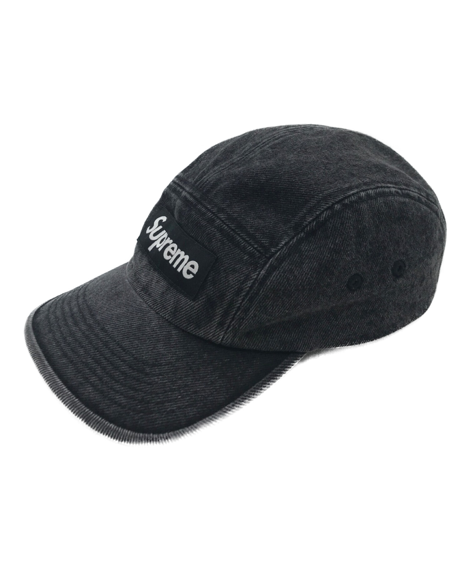 中古・古着通販】SUPREME (シュプリーム) DENIM CAMP CAP ブラック