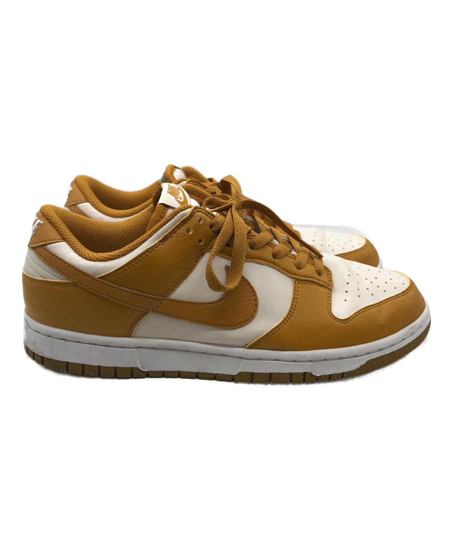 NIKE (ナイキ) WMNS Dunk Low Next Nature ホワイト×イエロー サイズ:27cm