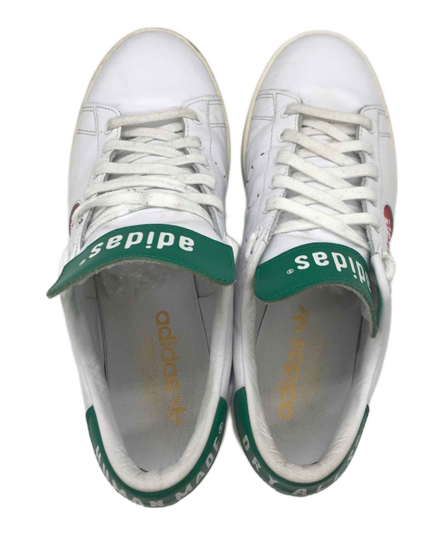 中古・古着通販】adidas Originals×HUMAN MADE Stan Smith HUMAN MADE コラボローカットスニーカー  FY0734 スタンスミス ホワイト×グリーン サイズ:26cm｜ブランド・古着通販 トレファク公式【TREFAC FASHION】スマホサイト