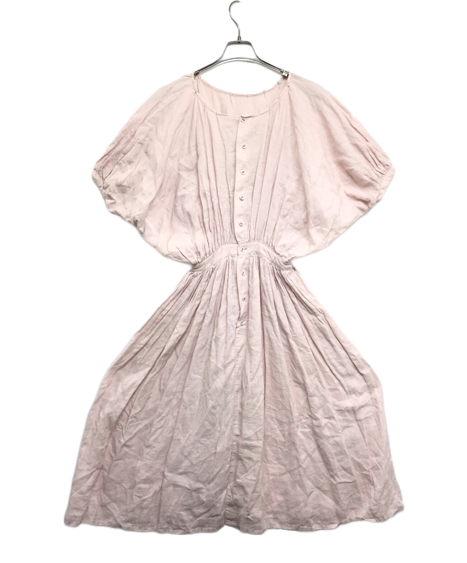 中古・古着通販】Omas Hande (オーマスヘンデ) NATALIA DRESS ナタリアドレス ギャザーワンピース ピンク  サイズ:FREE｜ブランド・古着通販 トレファク公式【TREFAC FASHION】スマホサイト