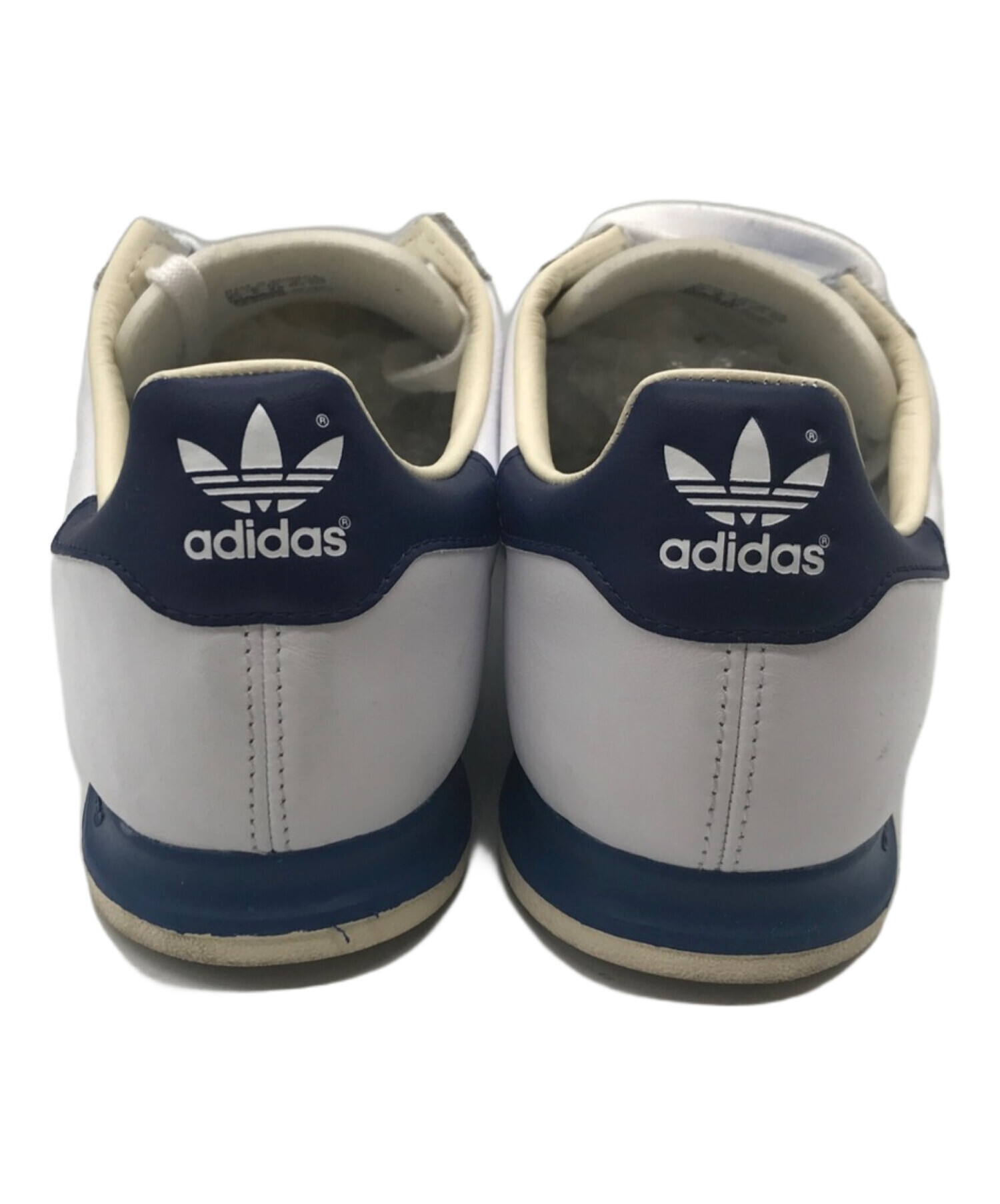 adidas (アディダス) GUAM Footwear White/Dark Blue/Cream White ID2110 グアム  ホワイト×ブルー サイズ:26.5cm