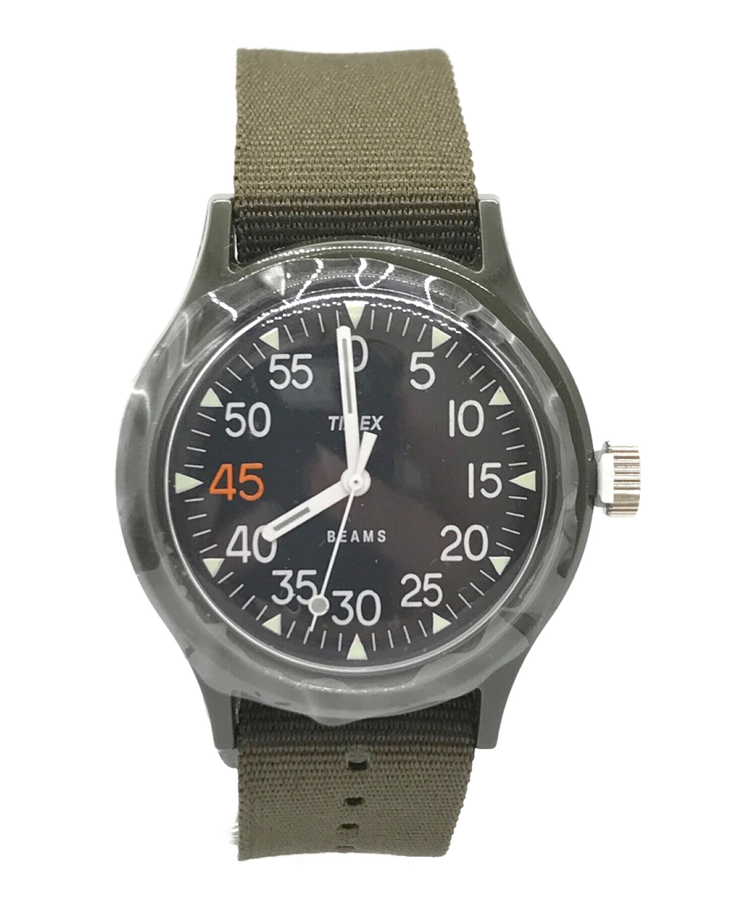 TIMEX (タイメックス) BEAMS (ビームス) 腕時計 クォーツ キャンパー ミリタリーウォッチ TWLB50100