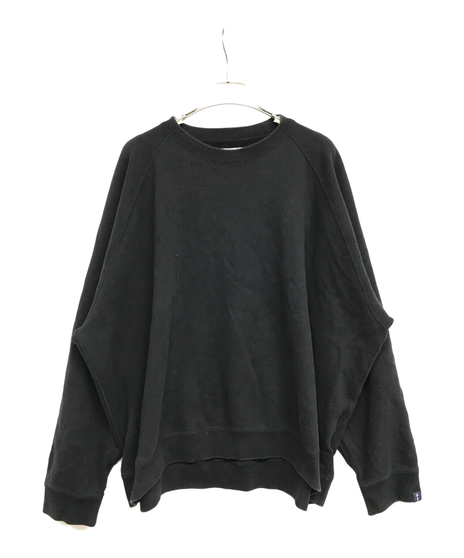 中古・古着通販】Graphpaper (グラフペーパー) LOOPWHEELER (ループウィラー) Raglan Sweat  GU233-70262B ブラック サイズ:2｜ブランド・古着通販 トレファク公式【TREFAC FASHION】スマホサイト