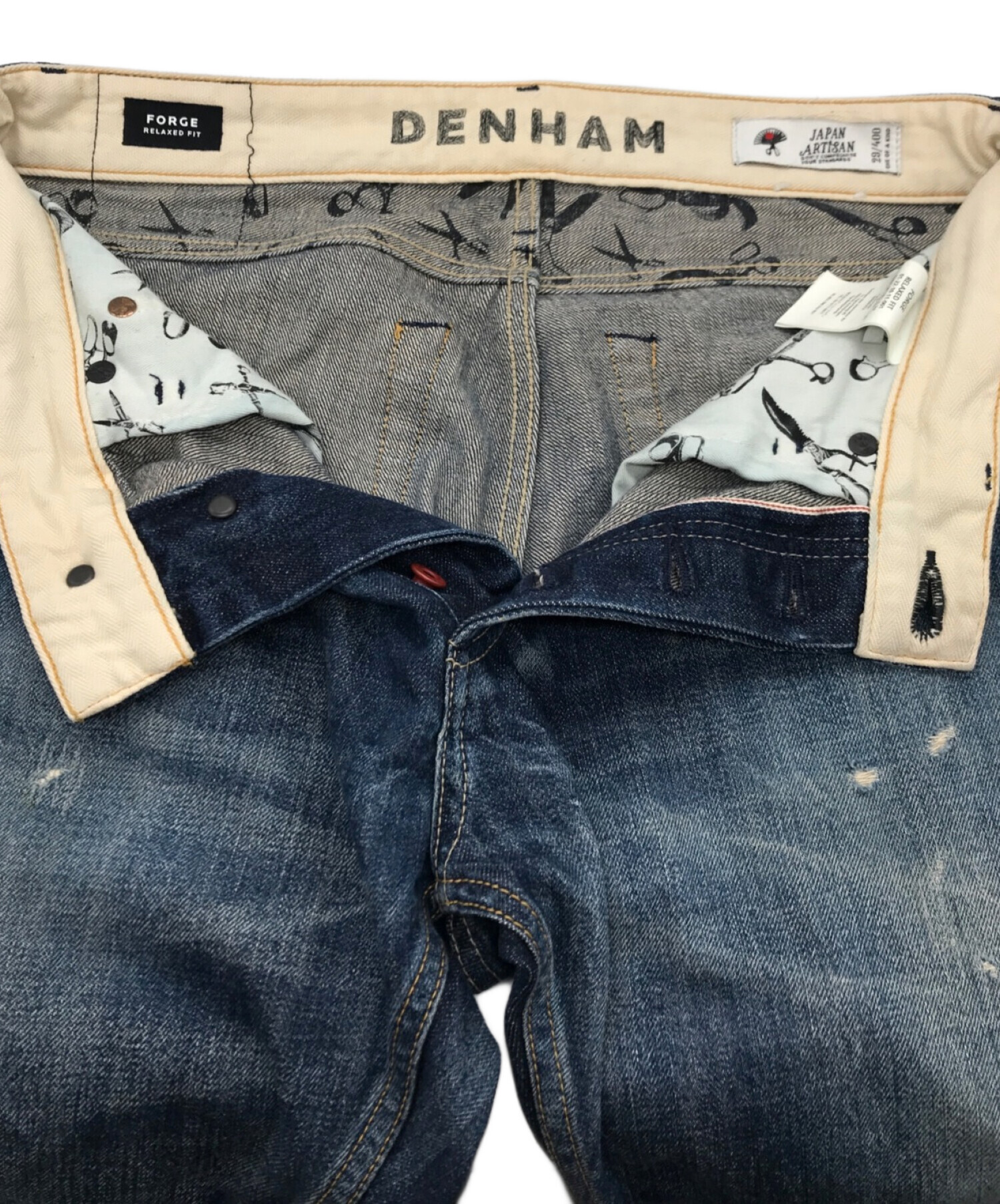 Denham (デンハム) FORGE MIJAKIRA 01-22-10-11-001 インディゴ サイズ:W30L32