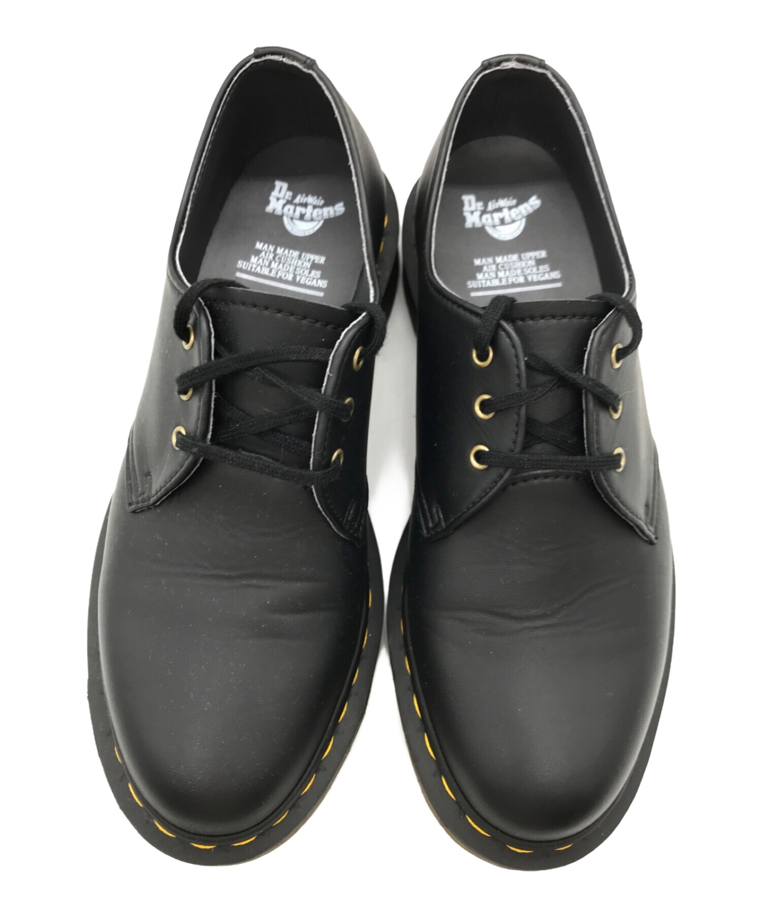 中古・古着通販】Dr.Martens (ドクターマーチン) 3ホールシューズ Vegan Leather Lace Up 3-Eye Oxfords  UK6 14046 ブラック サイズ:UK6｜ブランド・古着通販 トレファク公式【TREFAC FASHION】スマホサイト