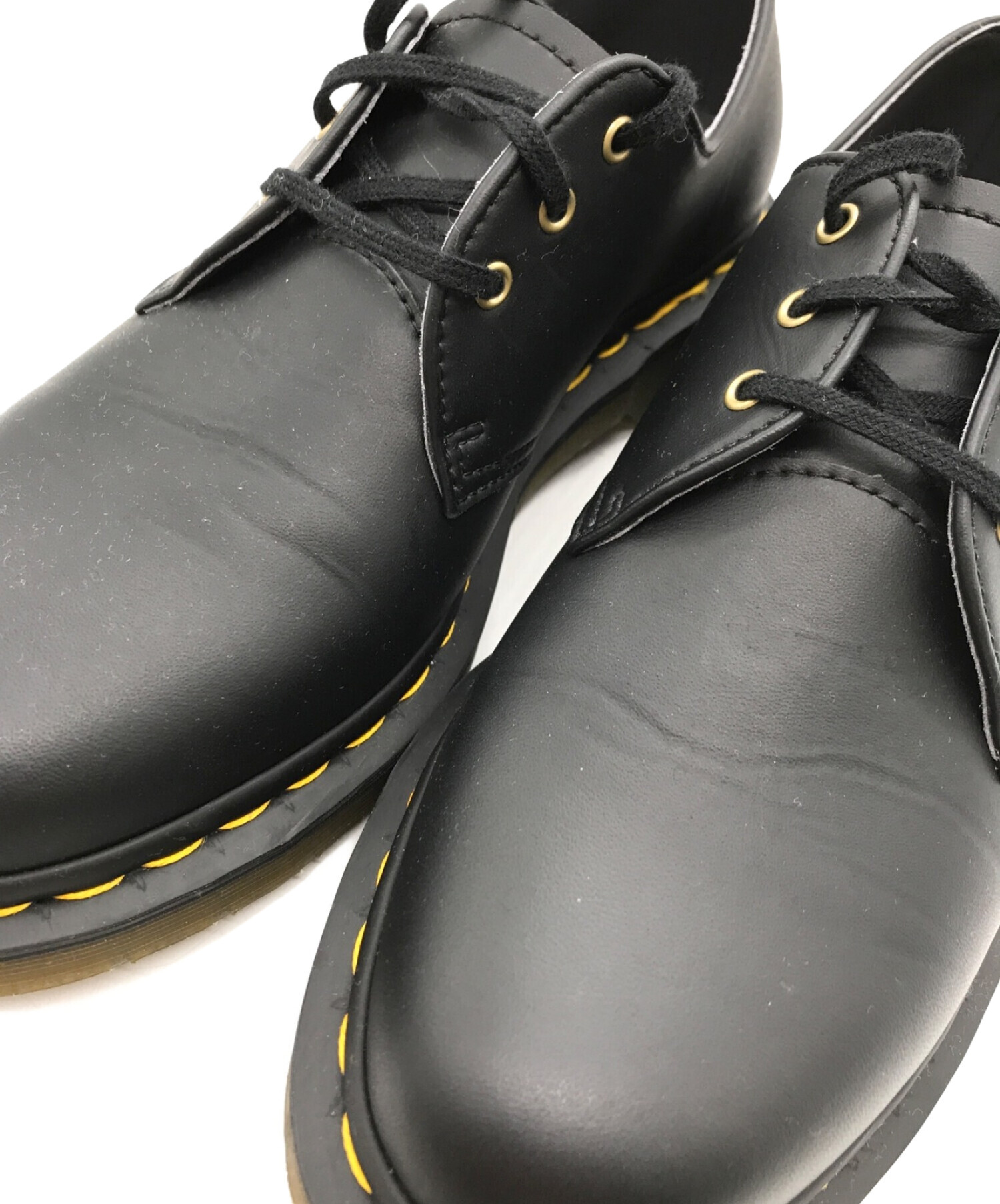 中古・古着通販】Dr.Martens (ドクターマーチン) 3ホールシューズ Vegan Leather Lace Up 3-Eye Oxfords  UK6 14046 ブラック サイズ:UK6｜ブランド・古着通販 トレファク公式【TREFAC FASHION】スマホサイト