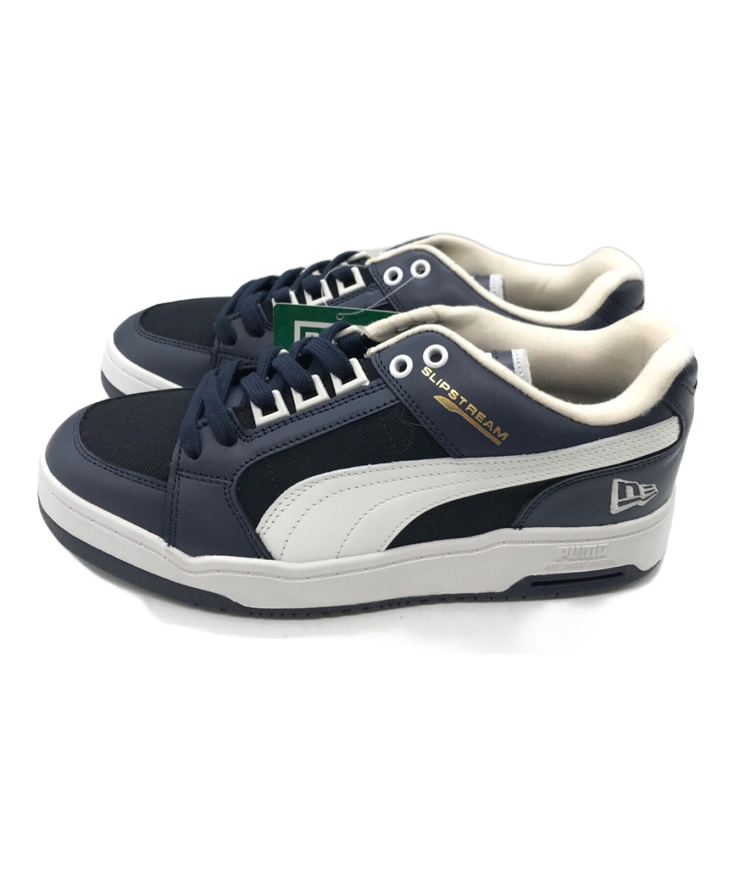 PUMA (プーマ) New Era (ニューエラ) SLIPSTREAM LO MIJ プーマ スリップストリーム エムアイジェイ ニューエラ  392834-01 ネイビー サイズ:24cm