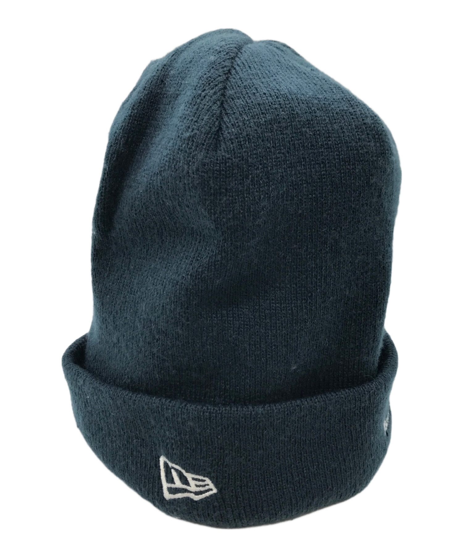 SUPREME (シュプリーム) New Era (ニューエラ) CROSS BOX LOGO BEANIE　クロスボックスロゴビーニー ネイビー  サイズ:FREE