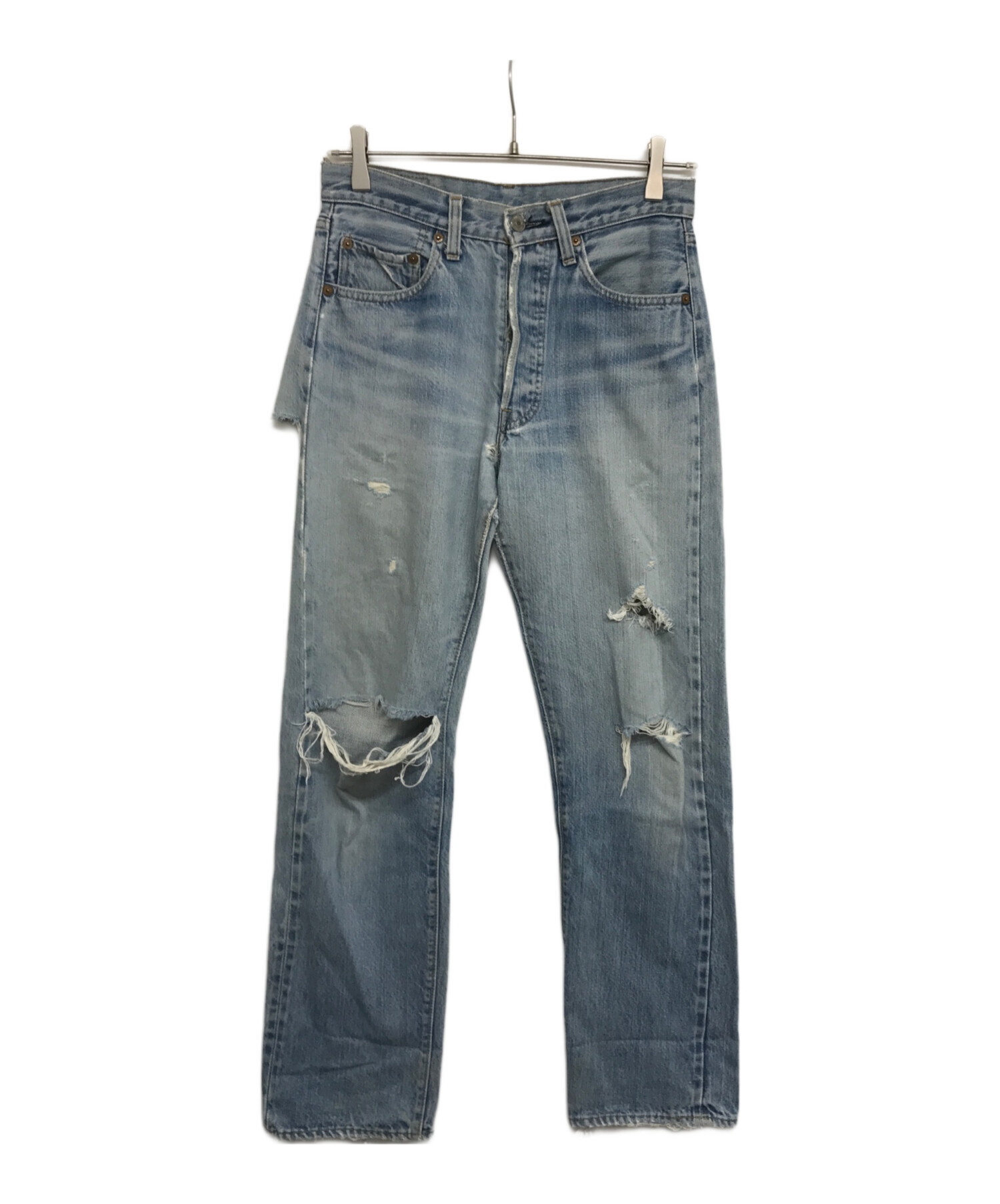 中古・古着通販】LEVI'S (リーバイス) 66後期デニムパンツ 501 ボタン裏6 チェーンステッチ スモールe インディゴ  サイズ:30×33｜ブランド・古着通販 トレファク公式【TREFAC FASHION】スマホサイト