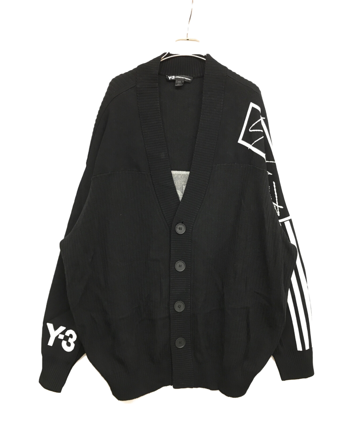 中古・古着通販】Y-3 (ワイスリー) TECH KNIT CARDIGAN/テックニットカーディガン FJ0380 ブラック サイズ:M｜ブランド・古着通販  トレファク公式【TREFAC FASHION】スマホサイト