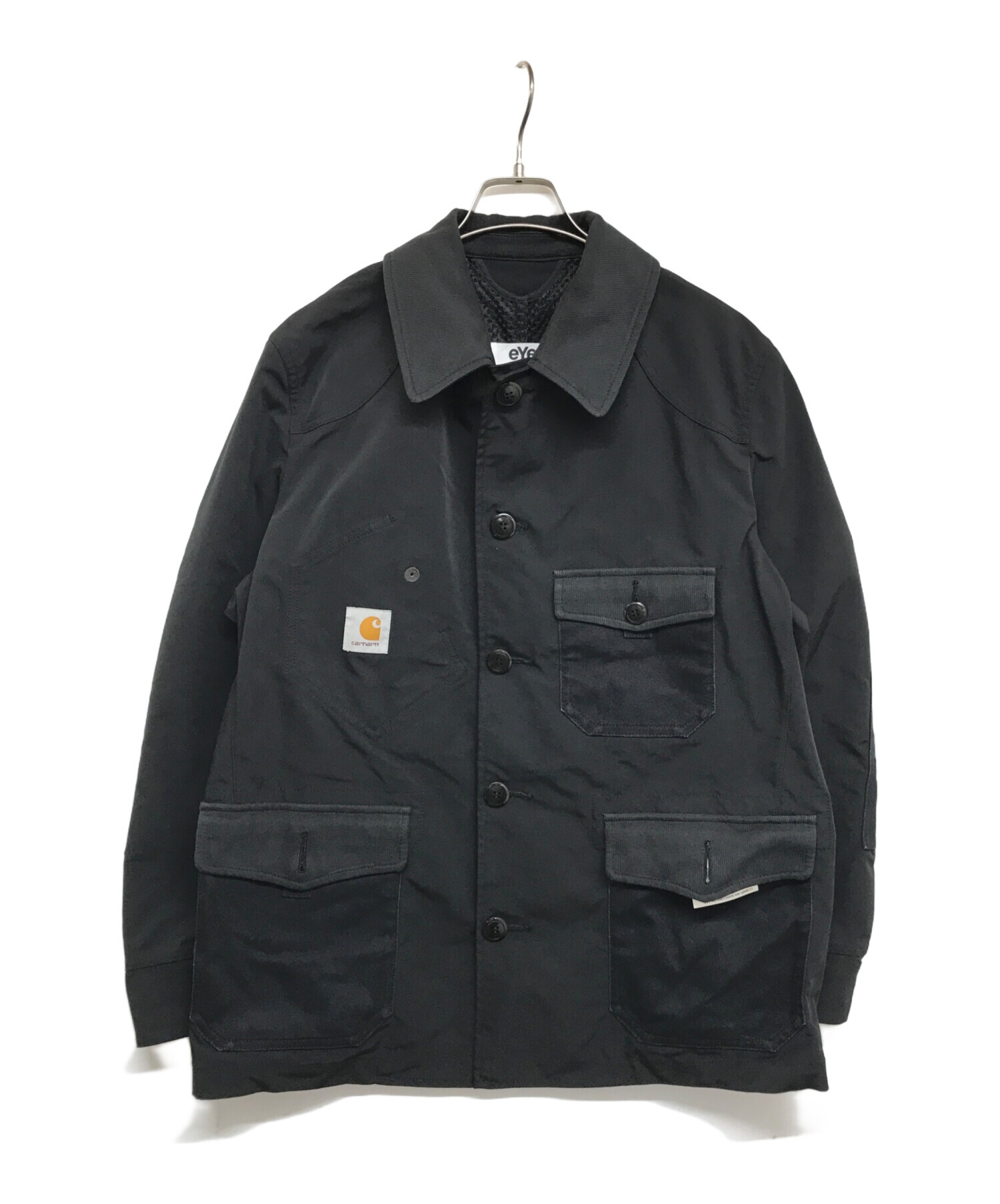 中古・古着通販】eYe COMME des GARCONS JUNYAWATANABE MAN Carhartt WIP (カーハート) ダブルネームジャケット  24SS WM-J905 AD2023 ブラック サイズ:S｜ブランド・古着通販 トレファク公式【TREFAC FASHION】スマホサイト