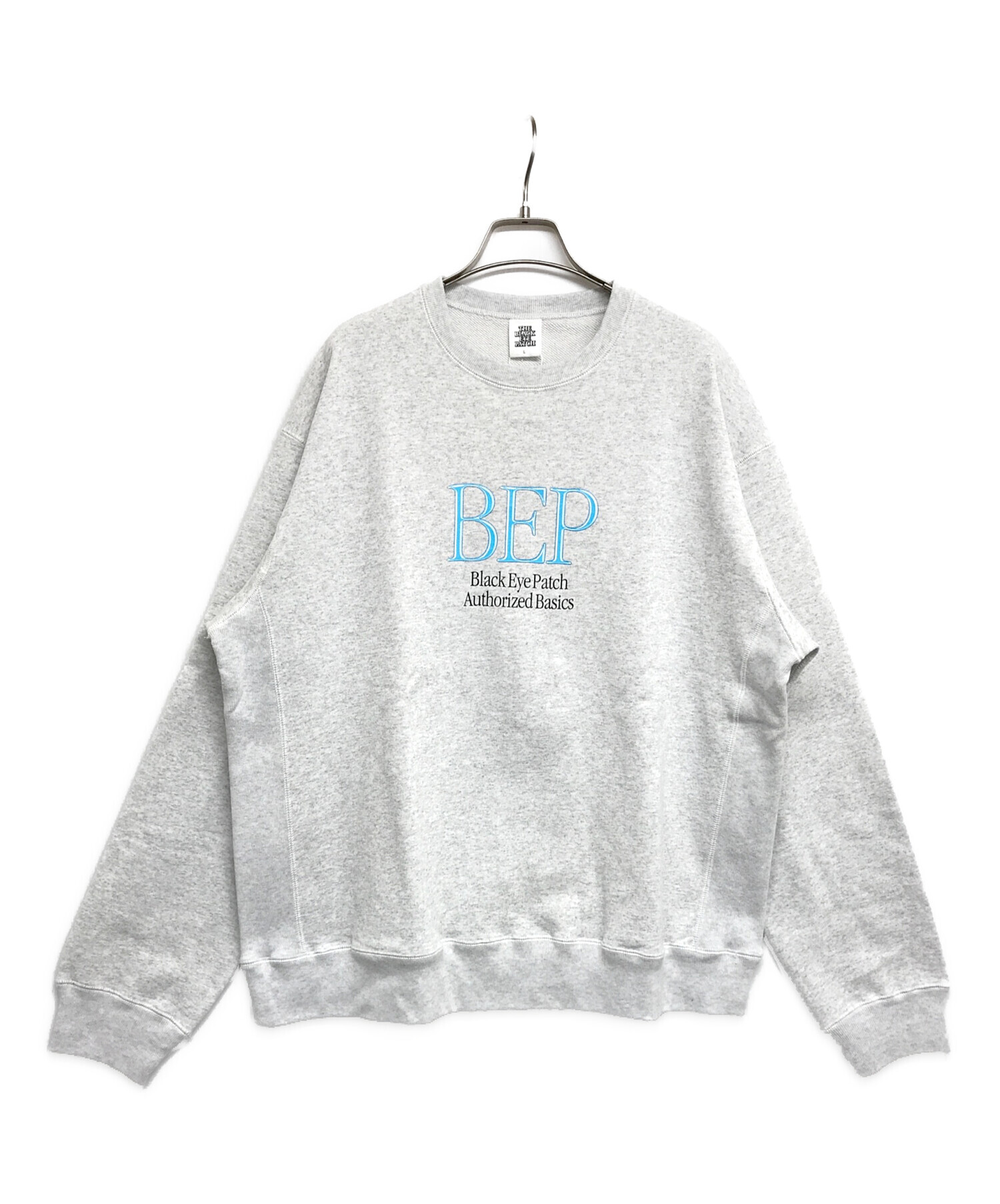 中古・古着通販】BlackEyePatch (ブラックアイパッチ) BEP OS Logo Crew Sweat 