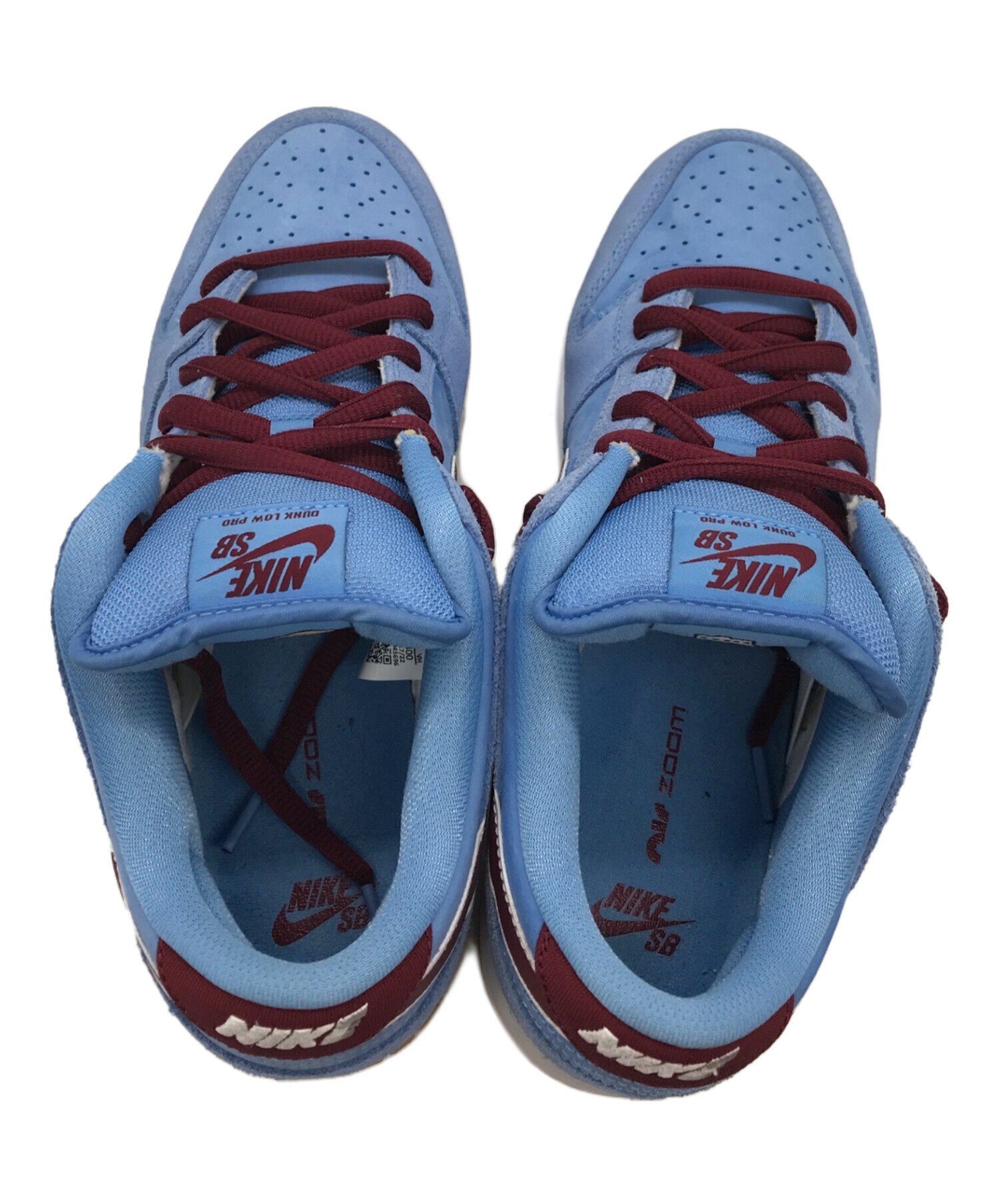 NIKE (ナイキ) SB DUNK LOW PRM Philadelphia Phillies/Valor Blue and Team Maroon  DQ4040-400 スカイブルー サイズ:27.0cm