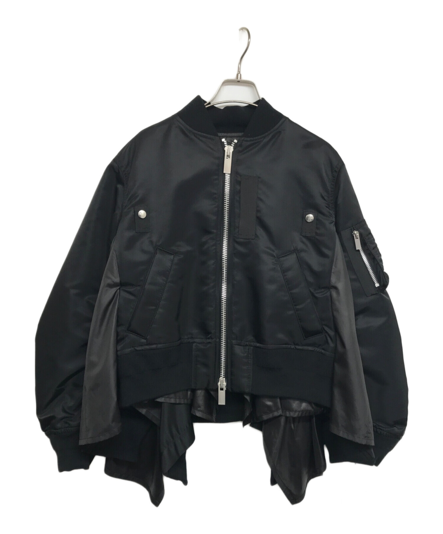 sacai (サカイ) Nylon Twill Blouson/ナイロンツイルブルゾン 24-07517 ブラック サイズ:1