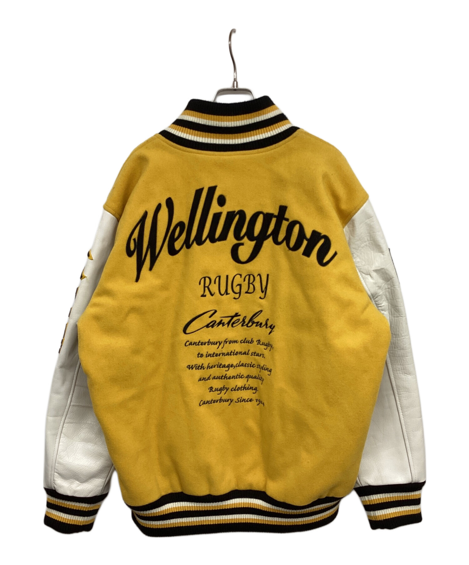 CANTERBURY (カンタベリー) スタジャン WELLINGTON 1879 イエロー サイズ:XL